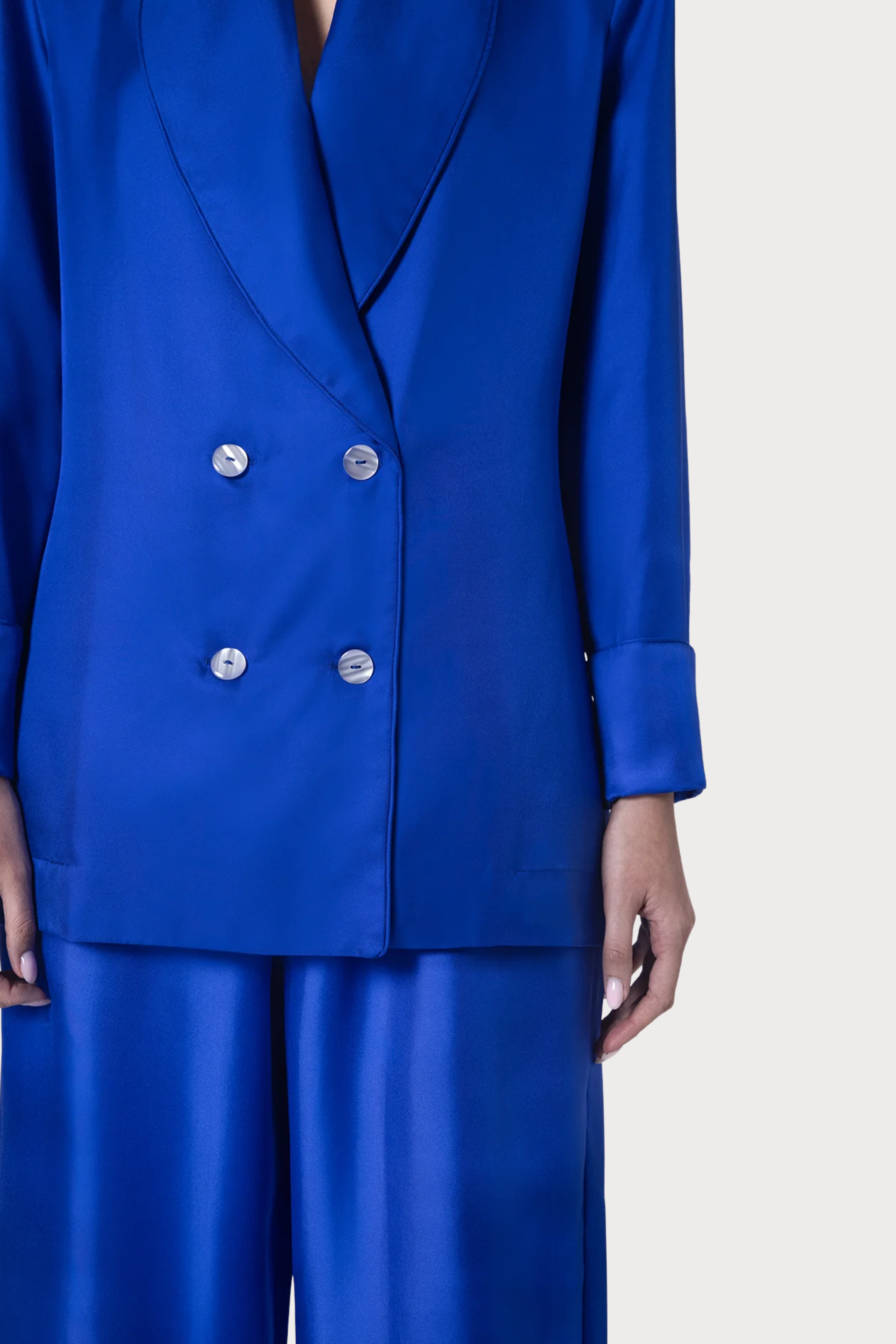 Santorini Sails Women’s Double-Breasted Jacket