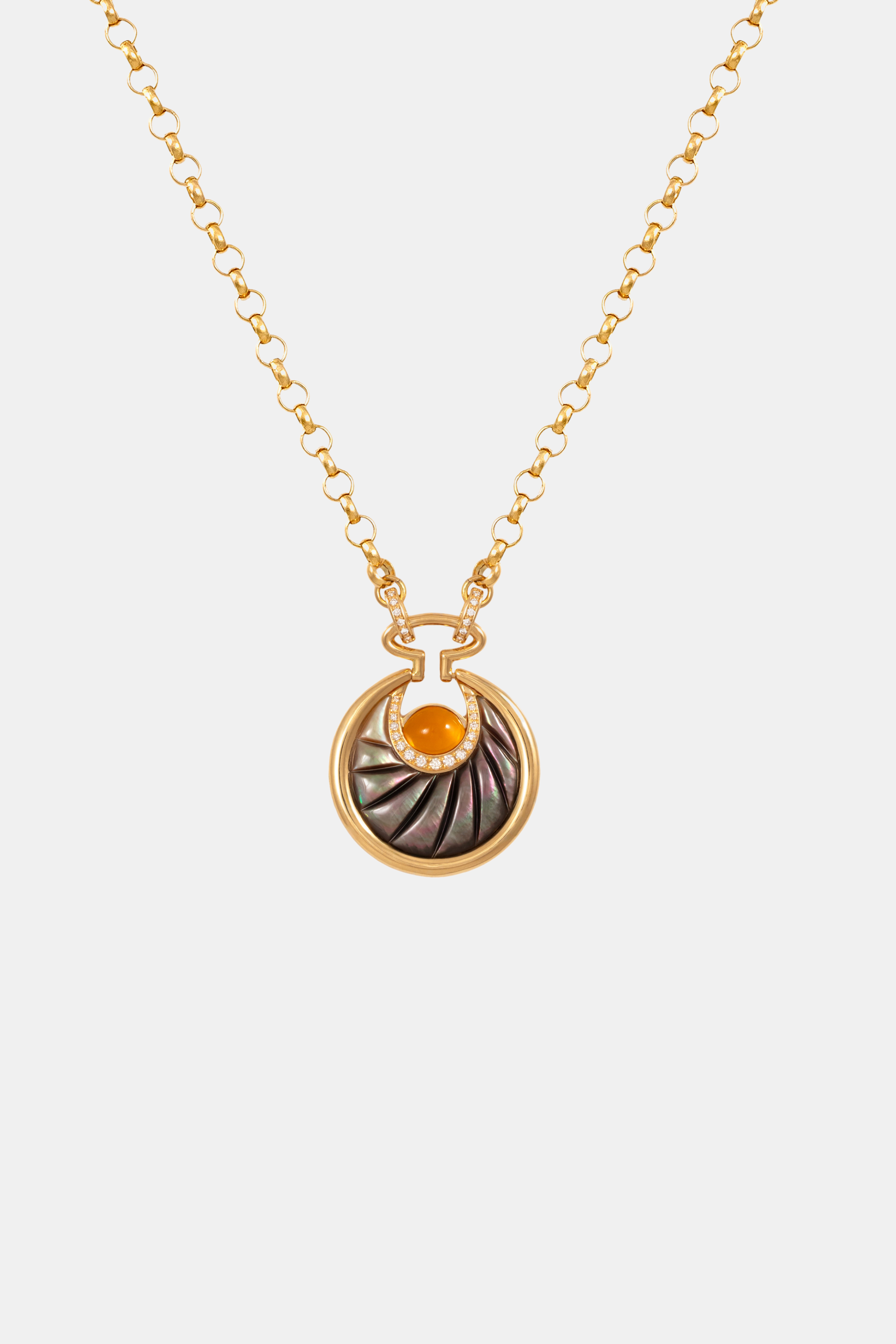 Big Circus Moon Necklace