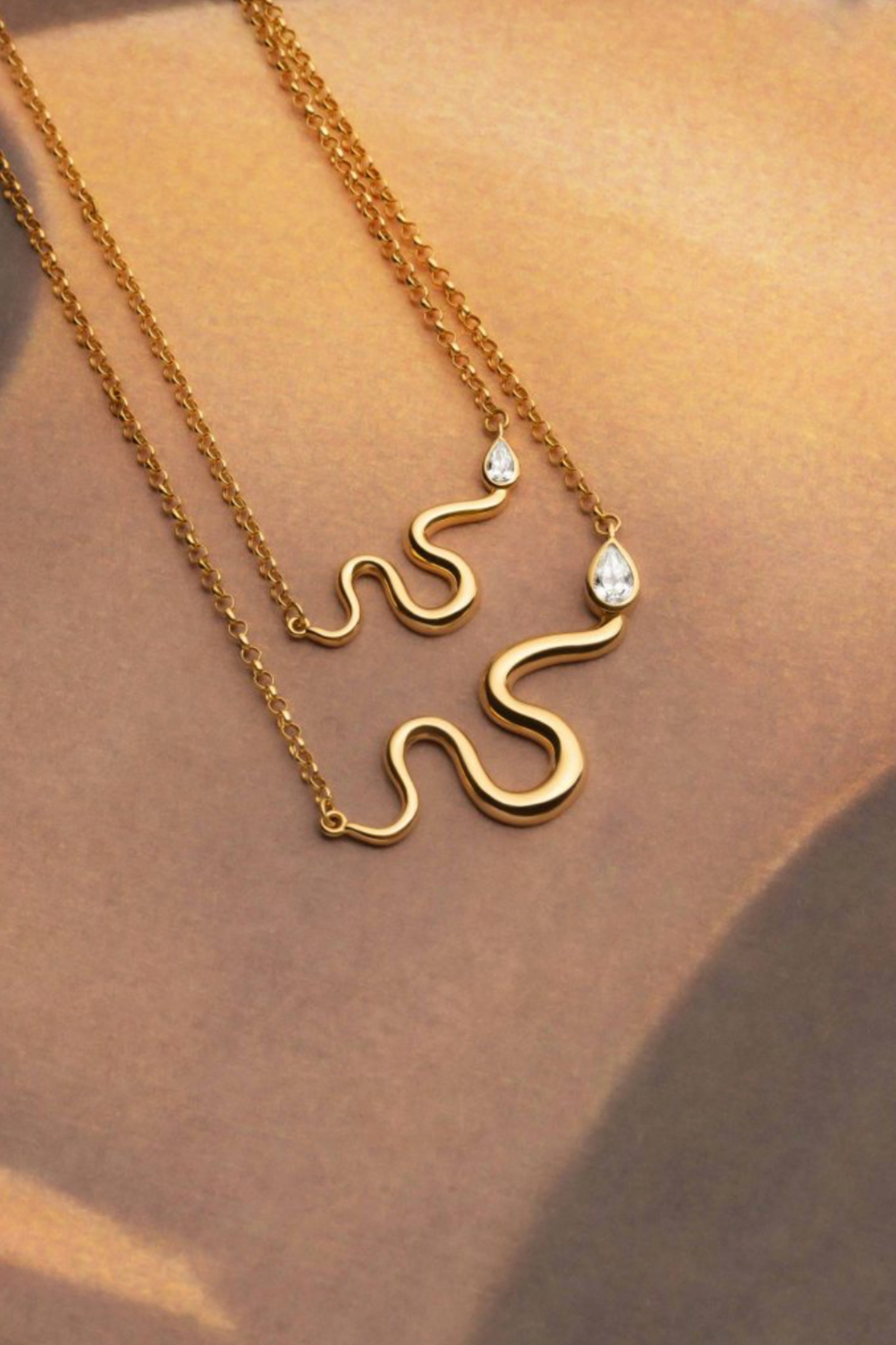 Boa Pear Diamon Necklace