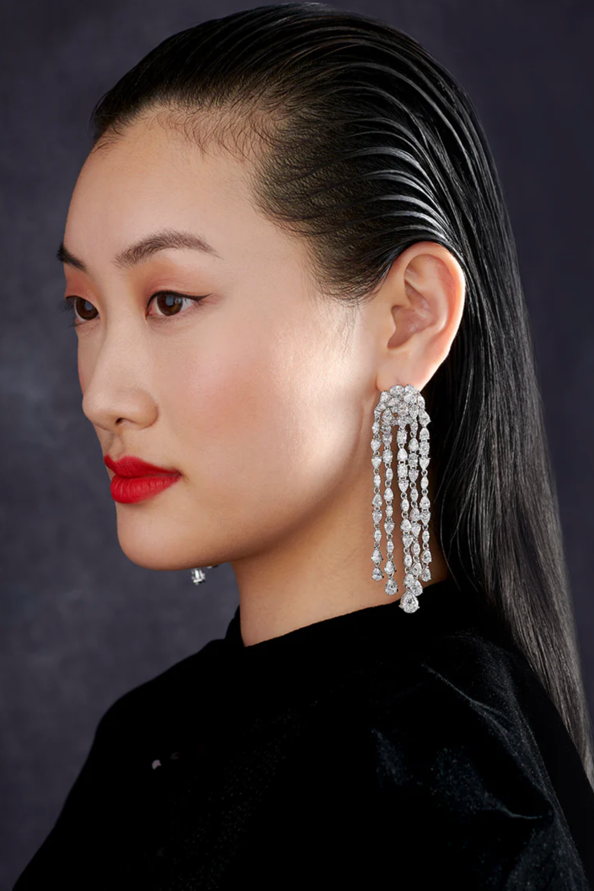 Diamond Cascade Earrings