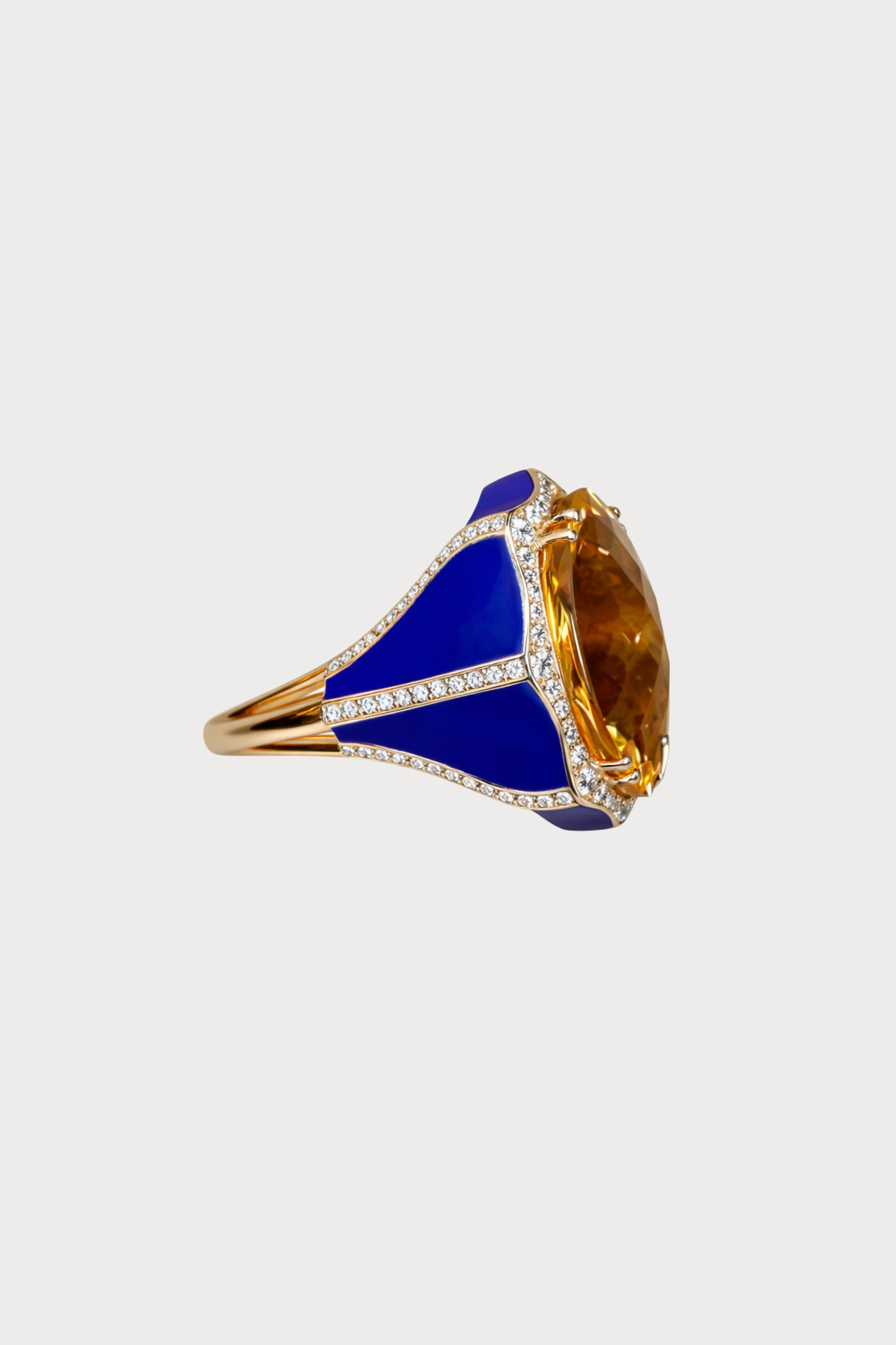 Citrine Cocktail Ring