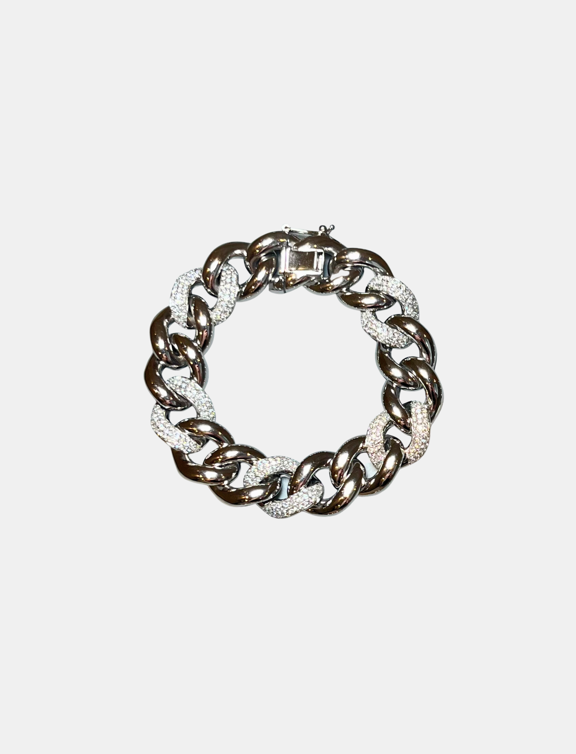 Sunlit Sparkle Diamond Link Bracelet