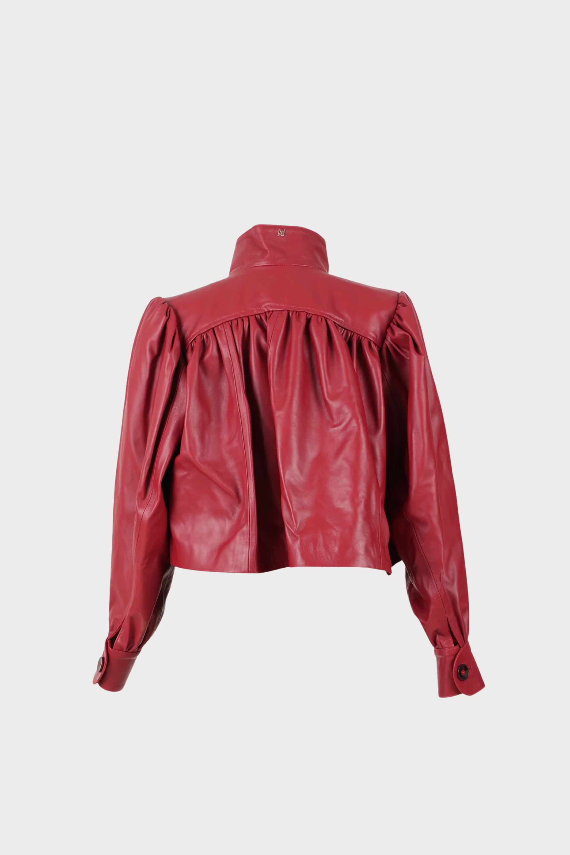 Lennox Leather Jacket Red