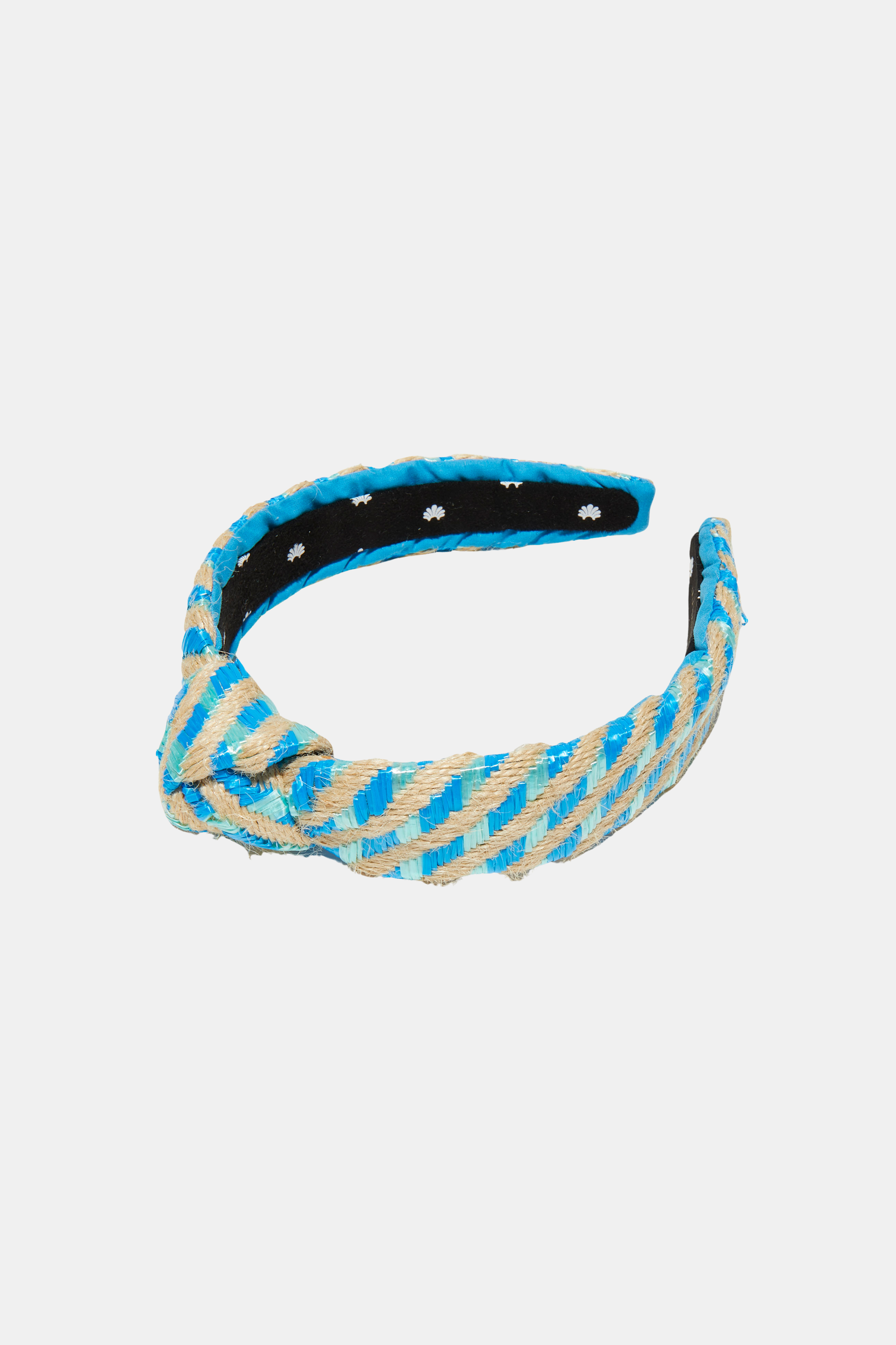 Raffia Stripe Slim Headband