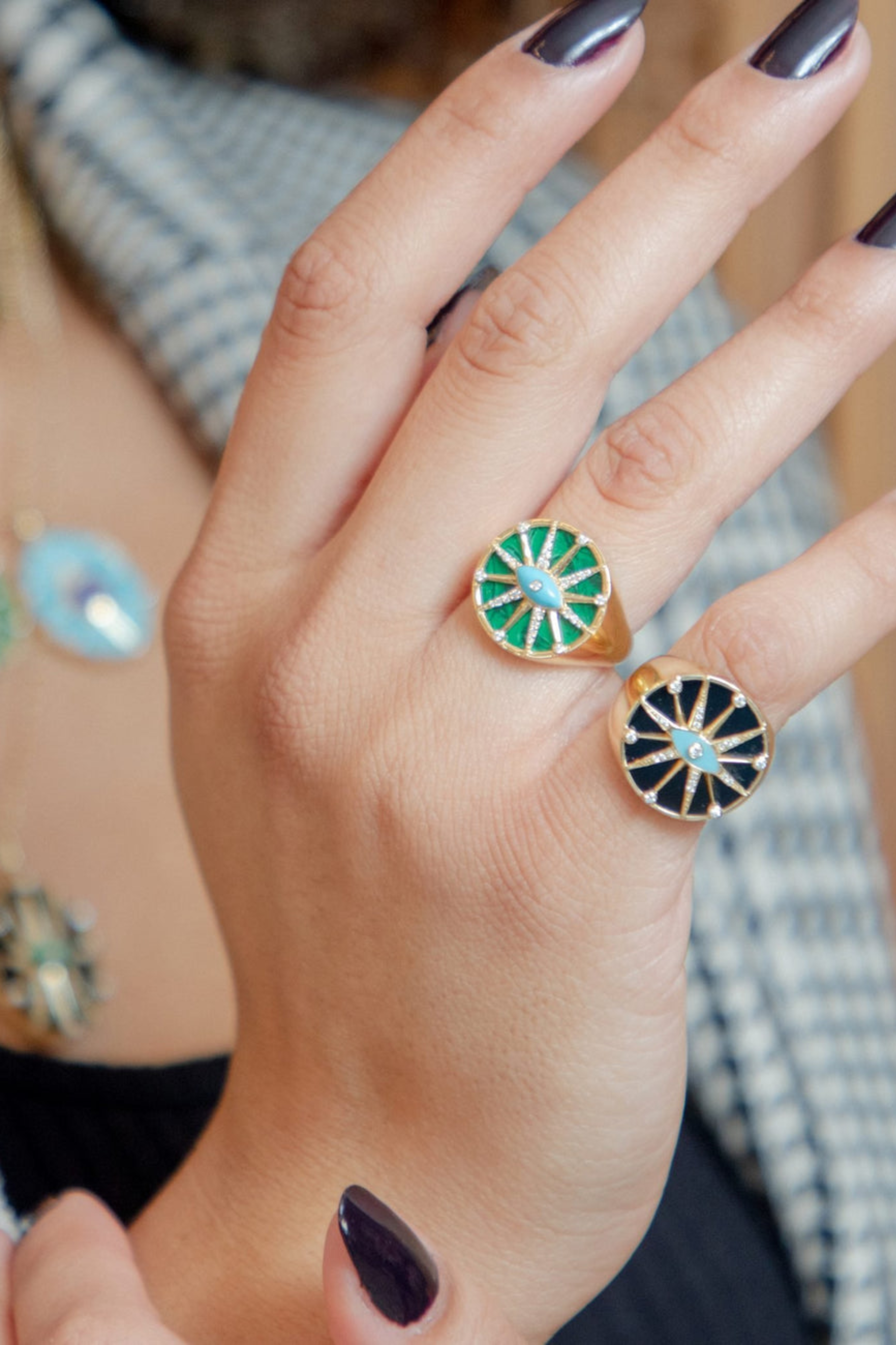 The O'Hara Eye Ring - Black