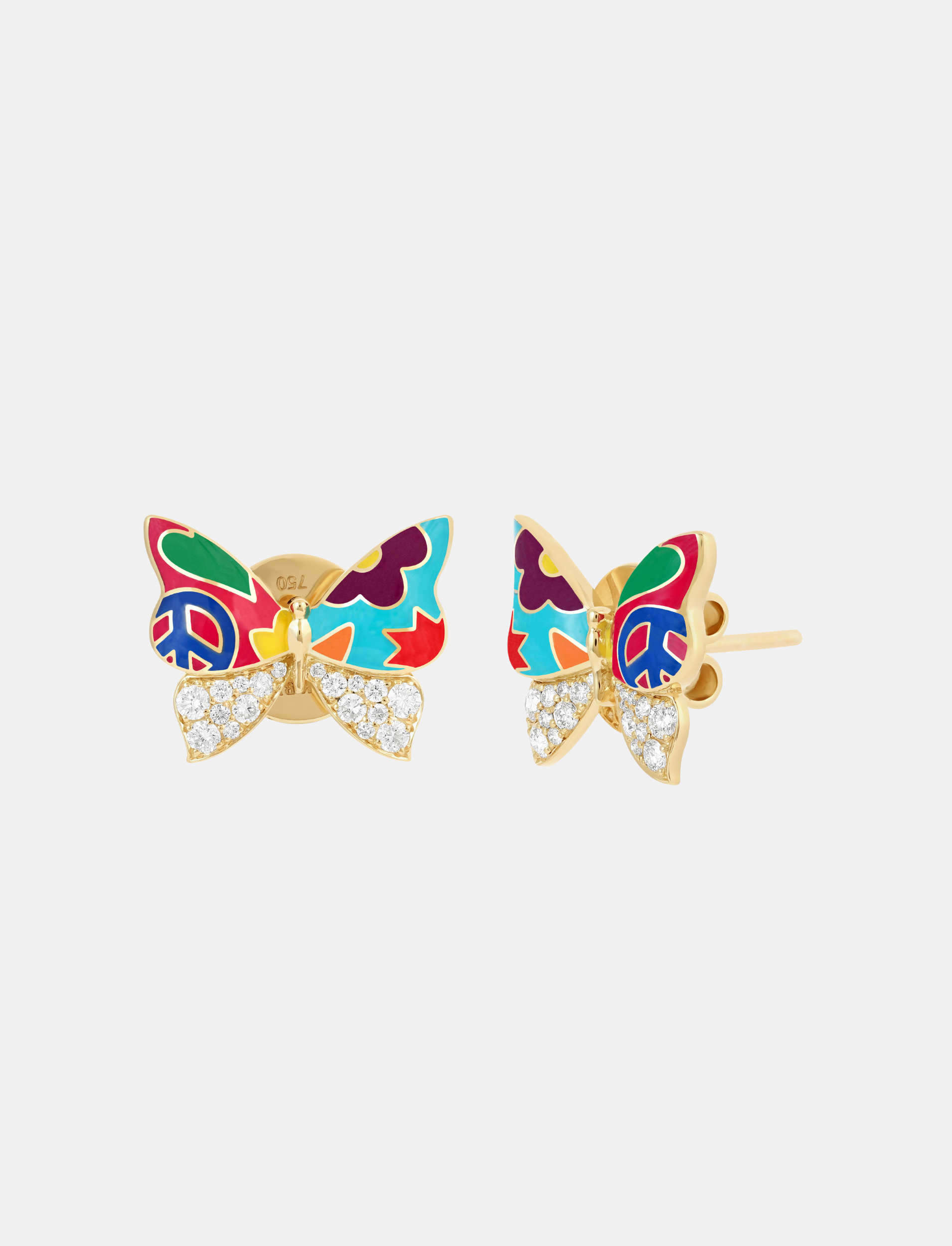 Flower Power Earrings Stud