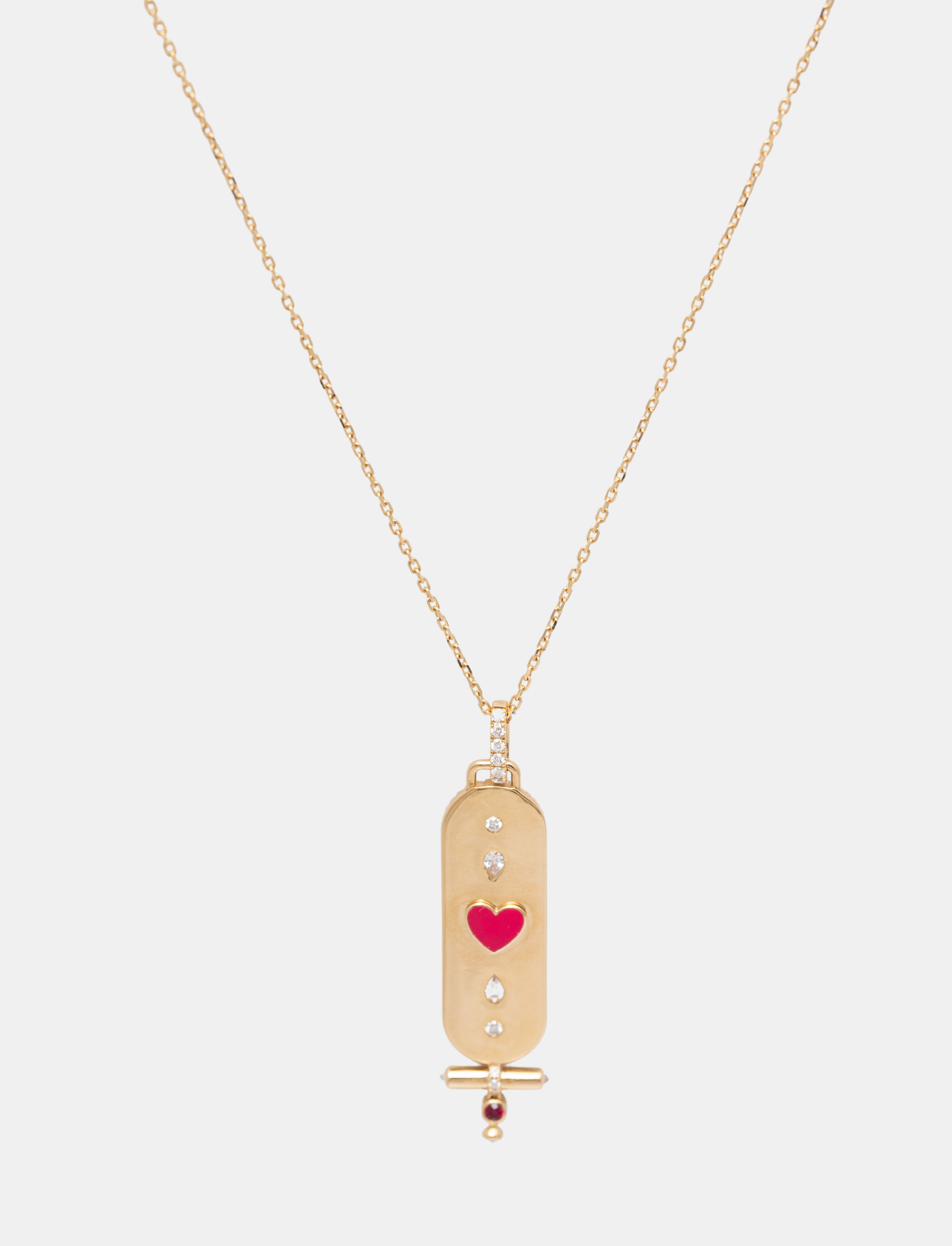 Flower Power Pendant Heart