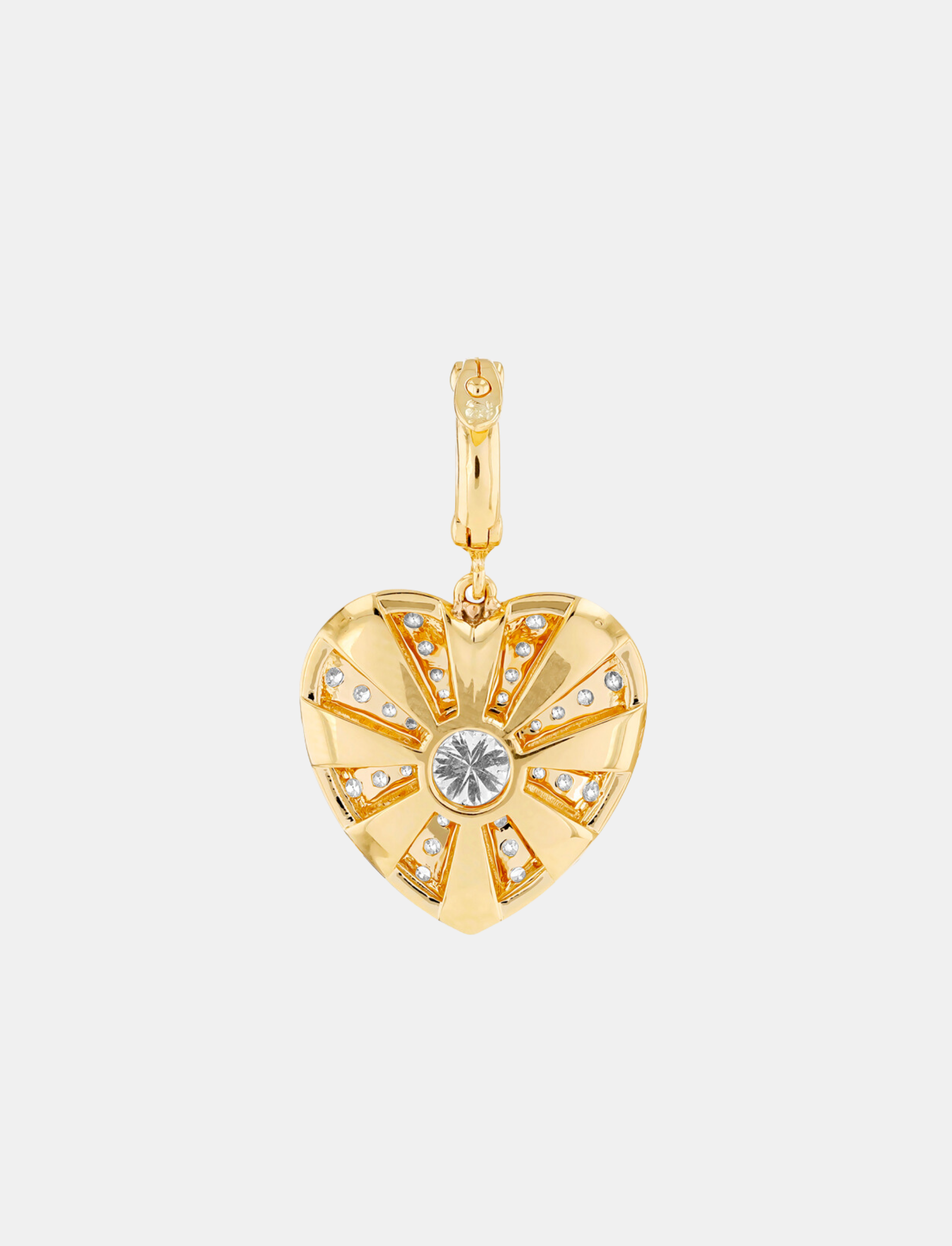 Medium Diamond Mila Heart Pendant