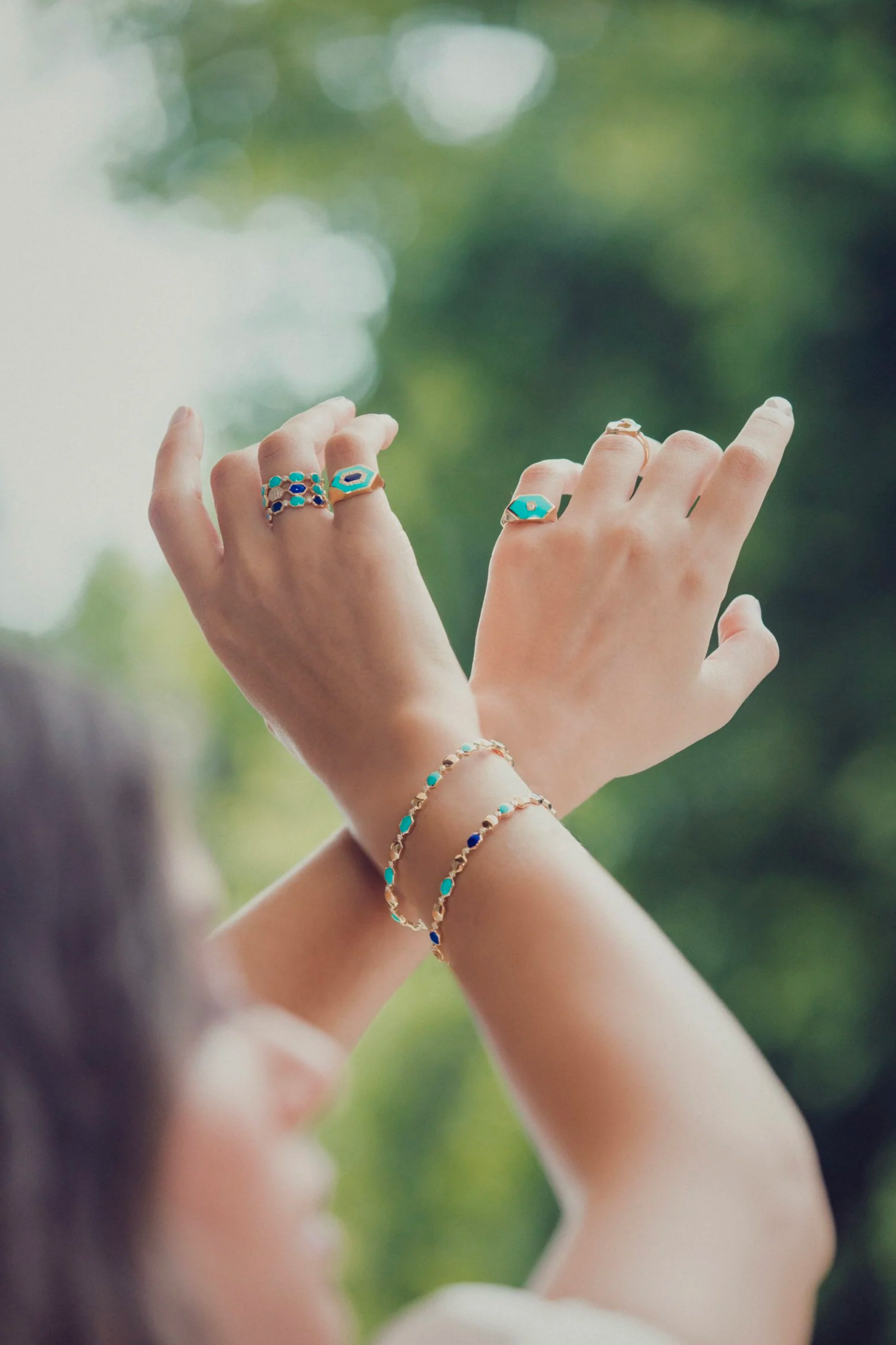 Ocean Breeze Pinky Ring
