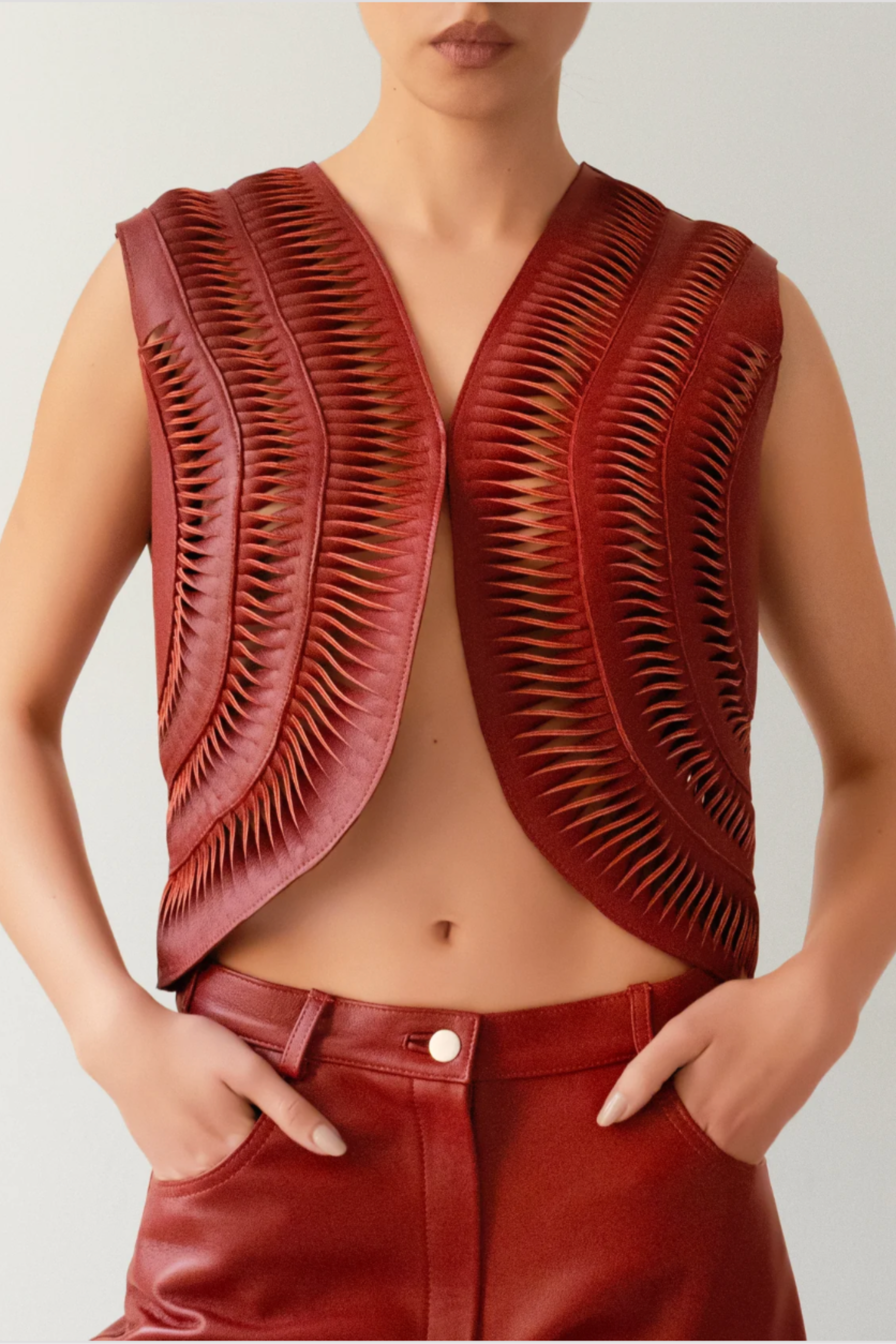 Kiara Leather Vest
