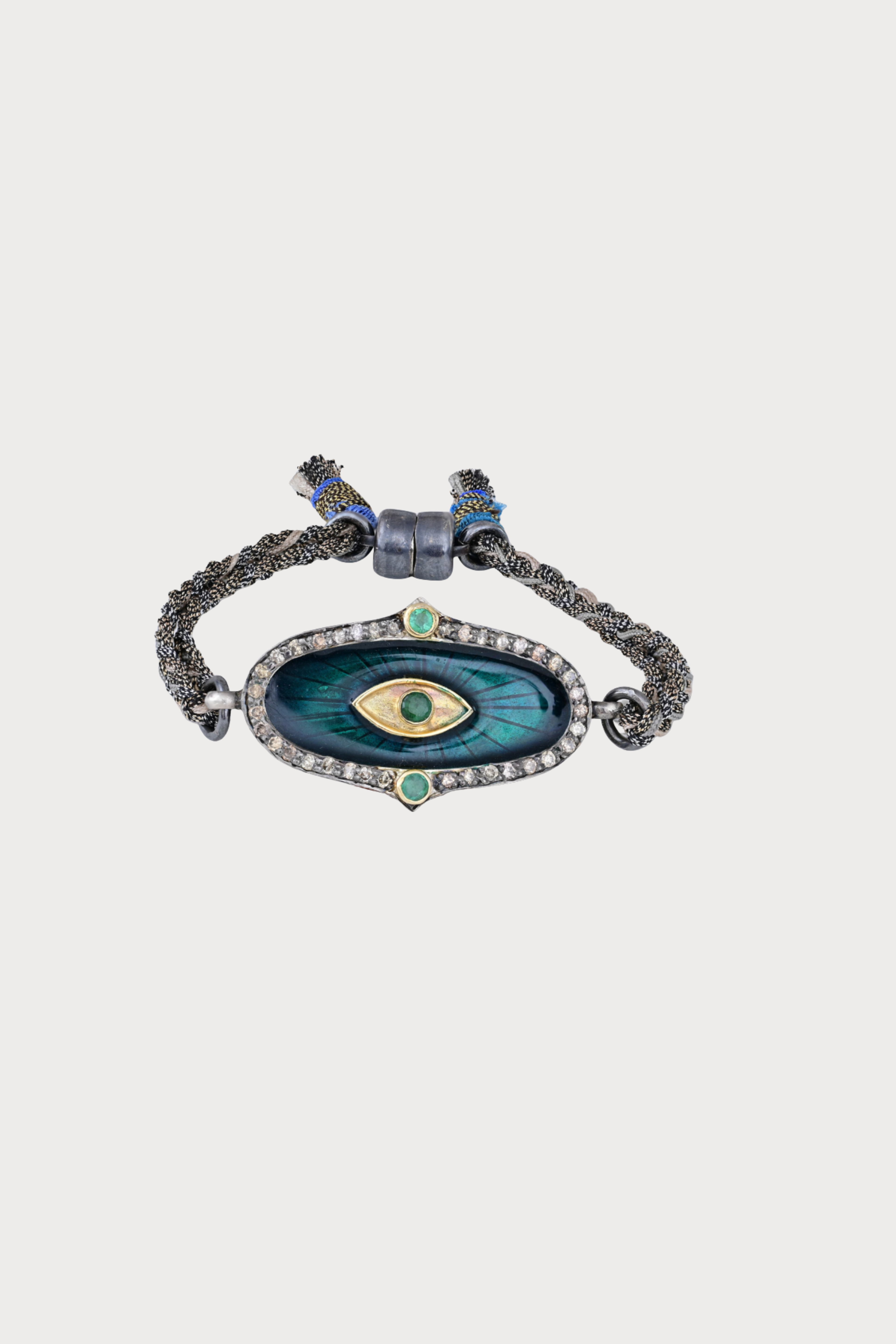 Enameled Eye Bracelet
