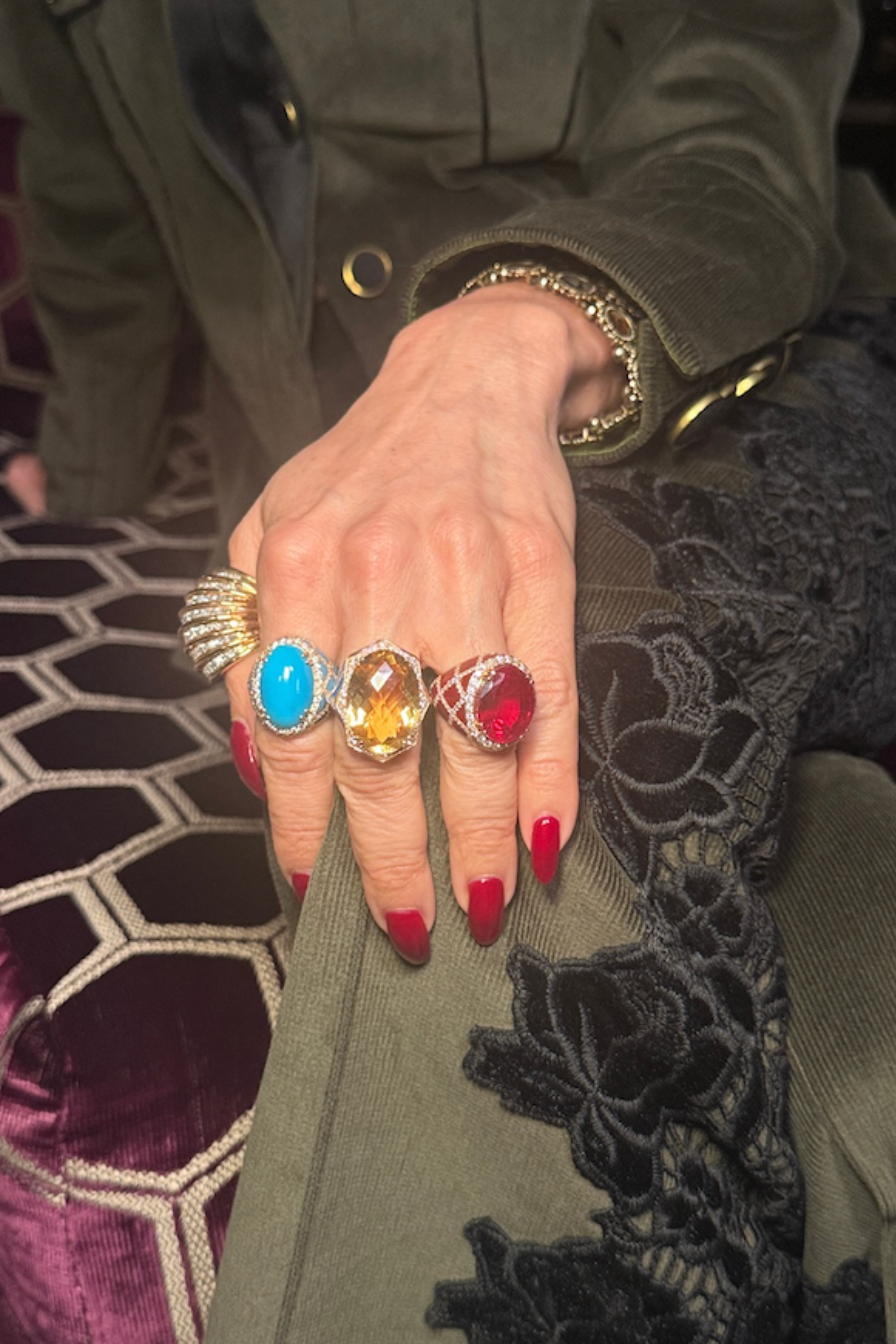 Turquoise Cocktail Ring