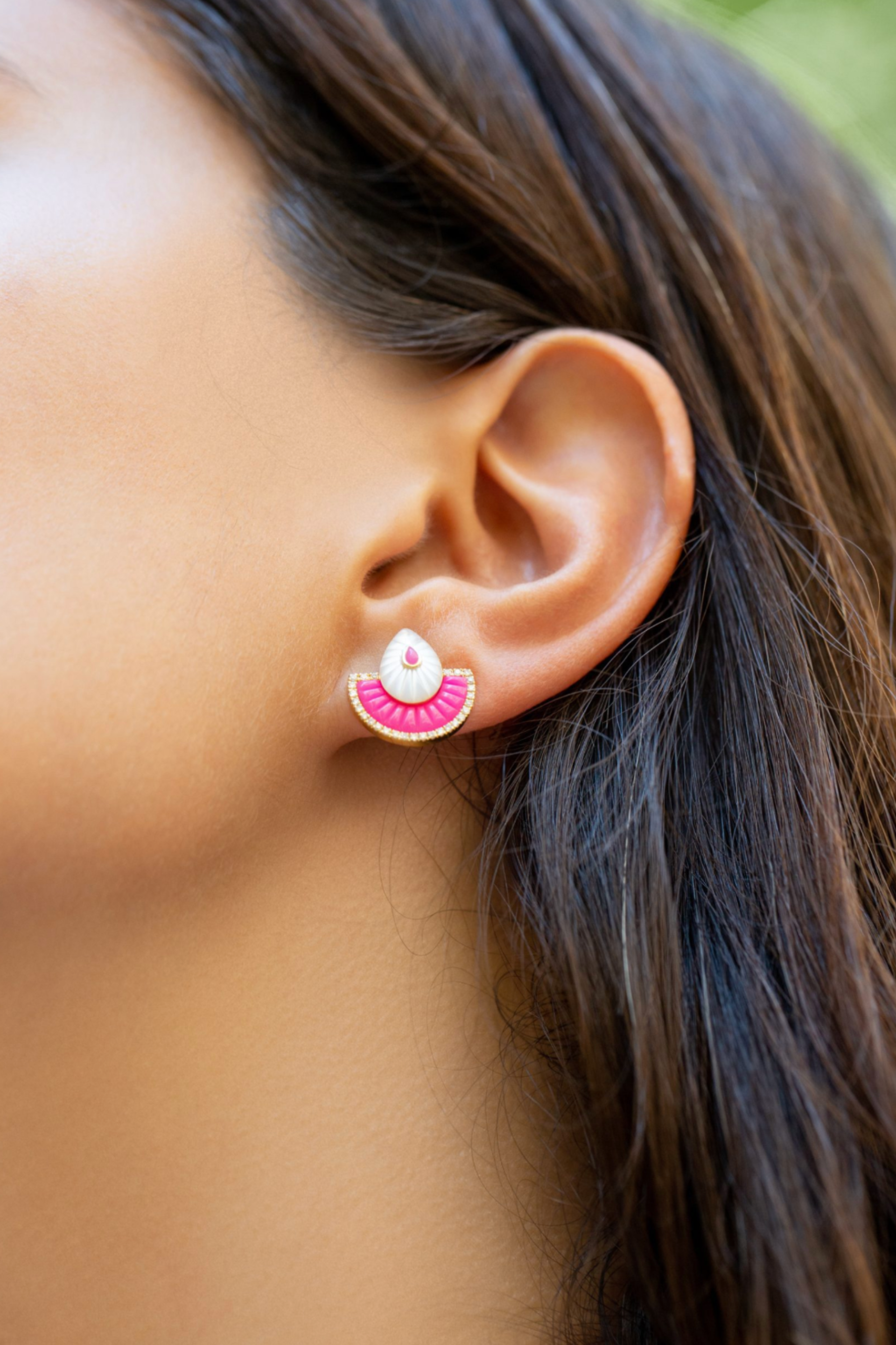 Bond Street Fan Earrings - Small