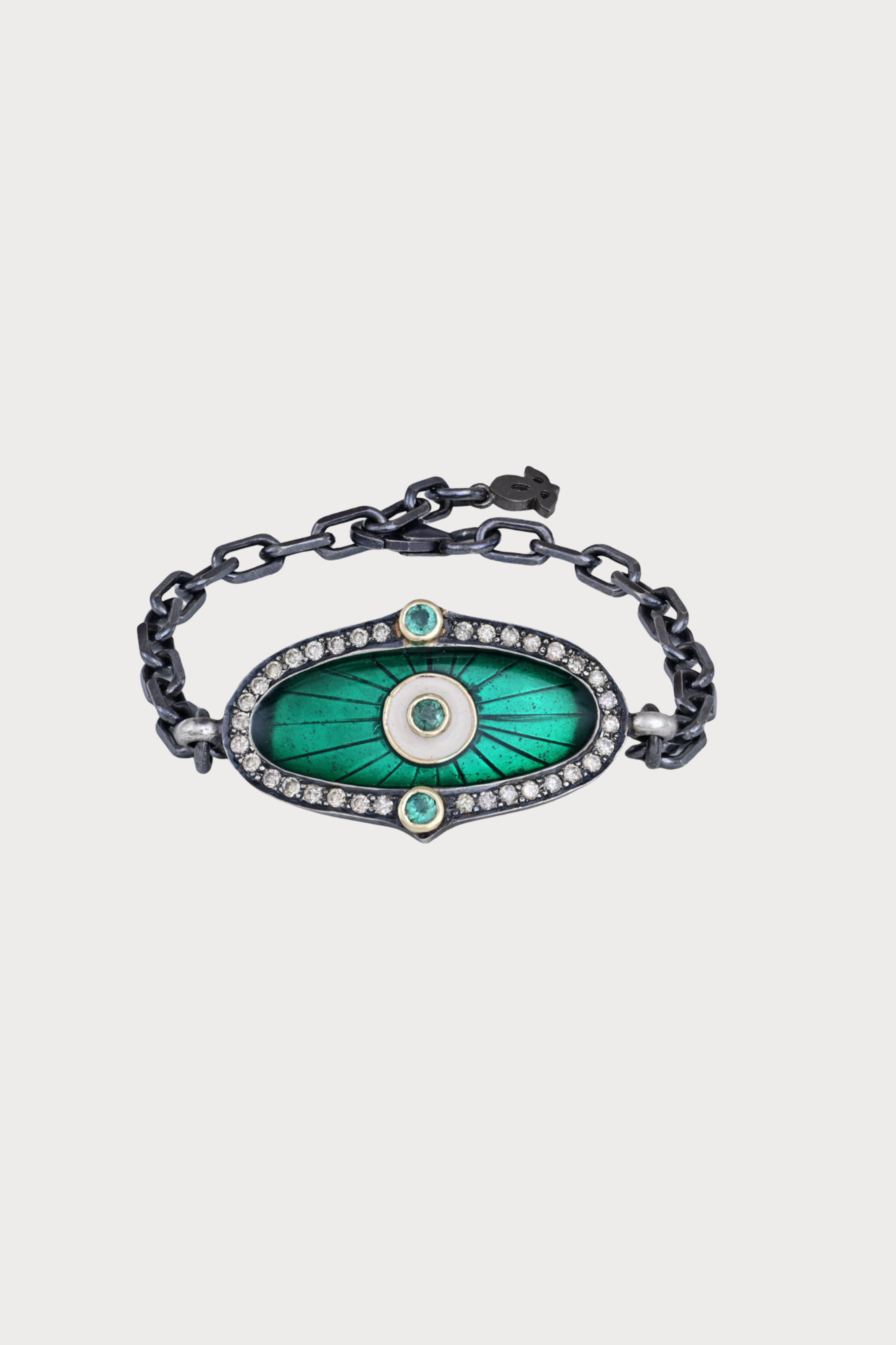 Green Enamel Bracelet