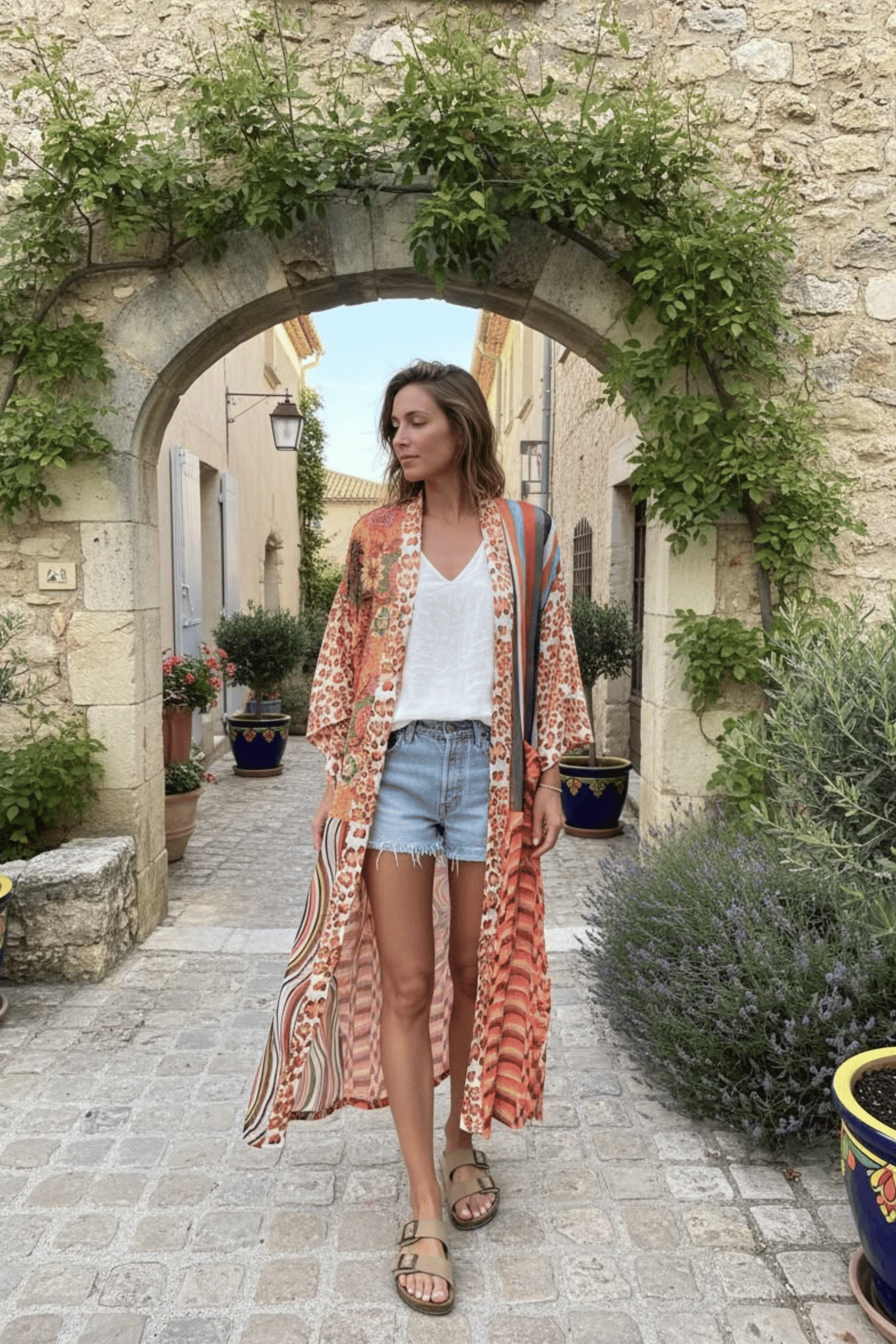 Waves Kimono