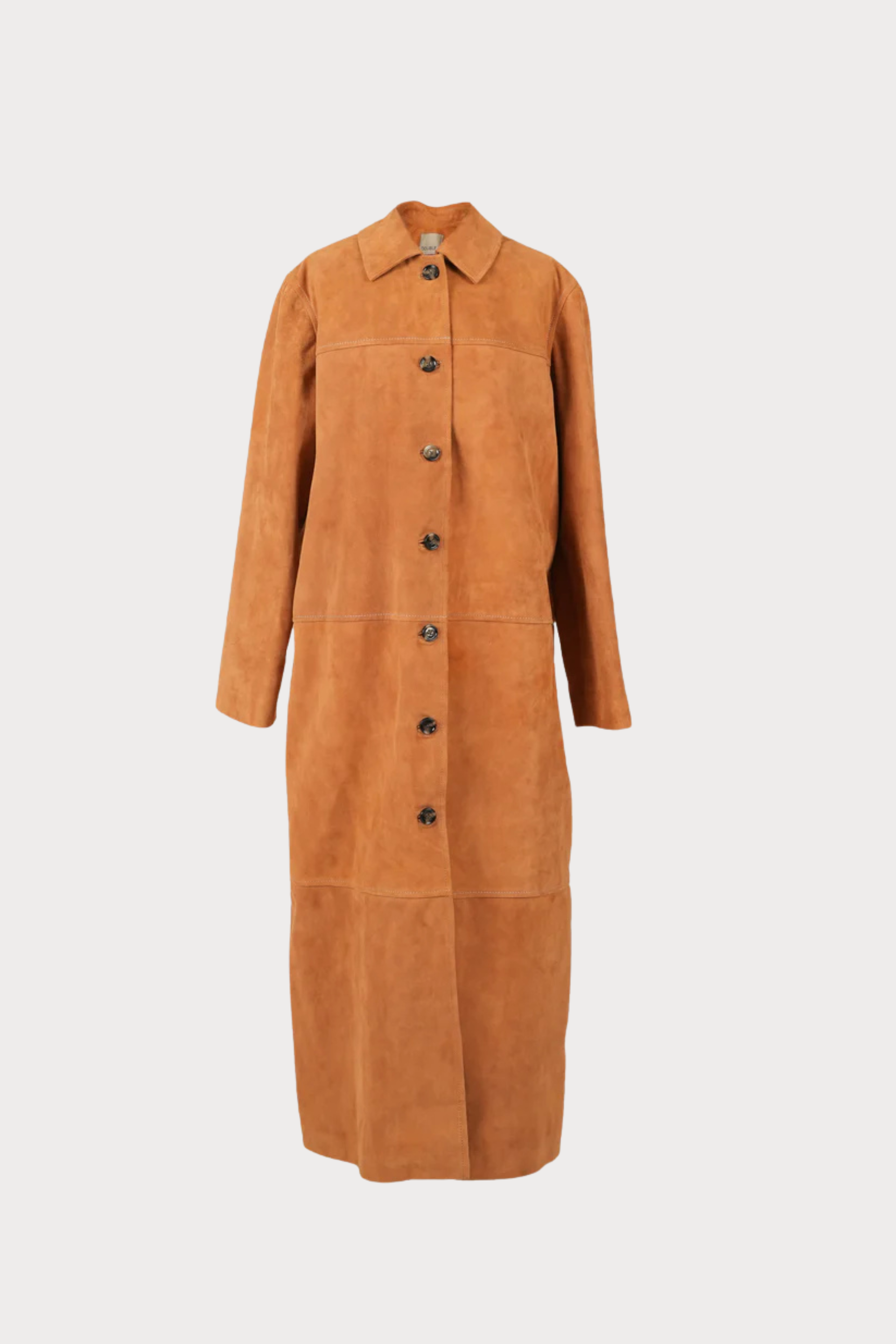 Gemma Suede Coat Beige