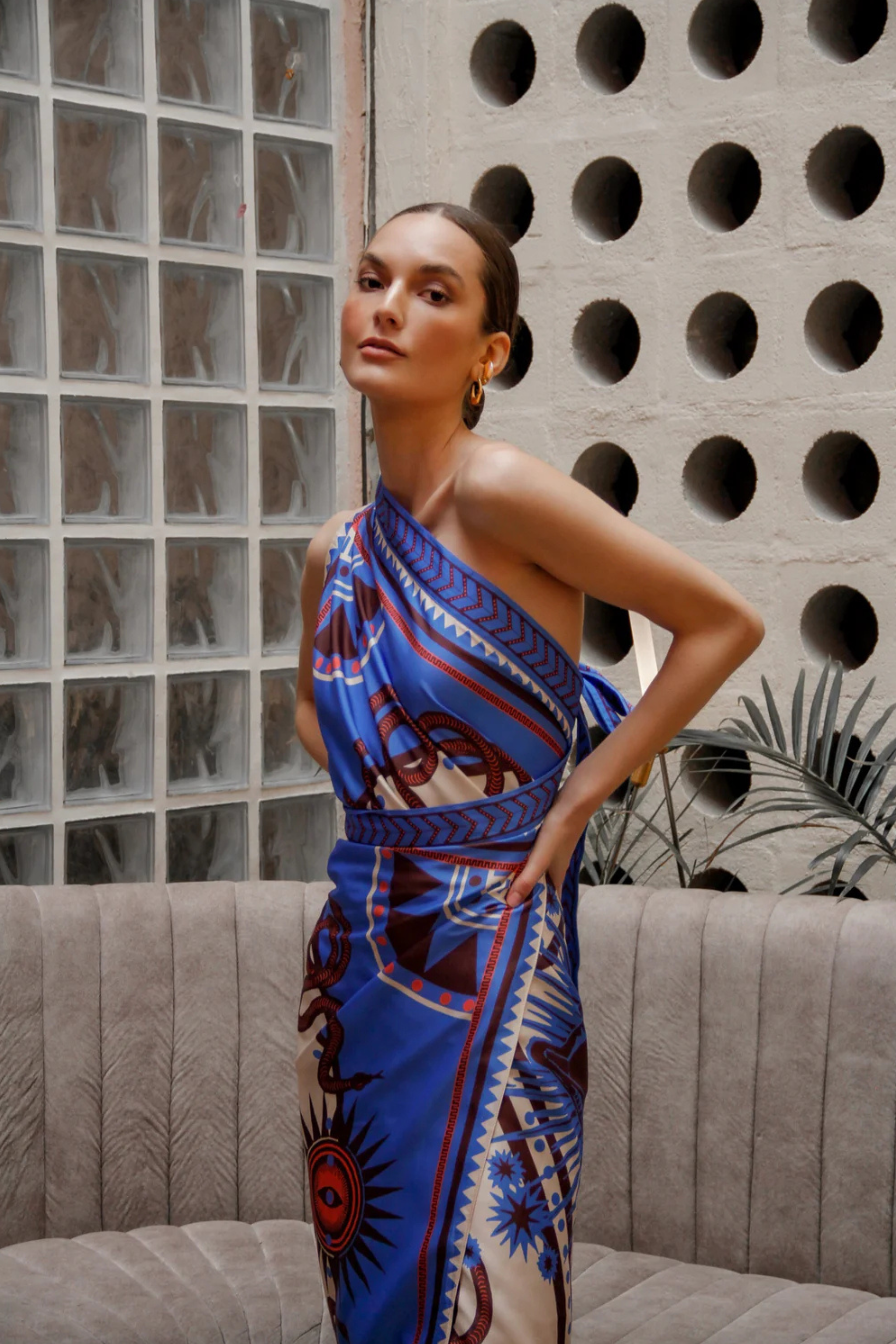 Nazar Sari- Wrapdress, Lavender