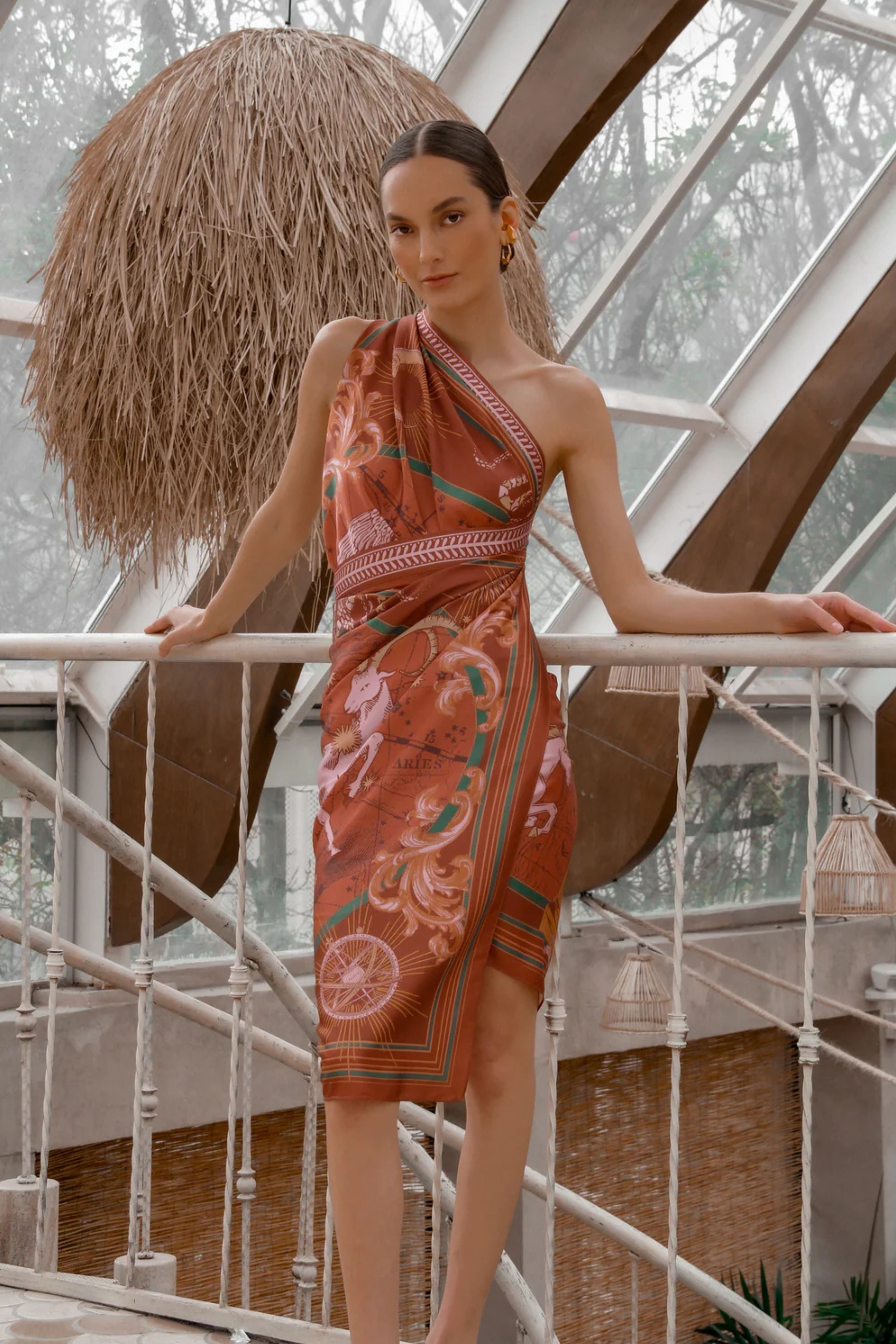 Zodiacus Sari - Wrapdress, Earth