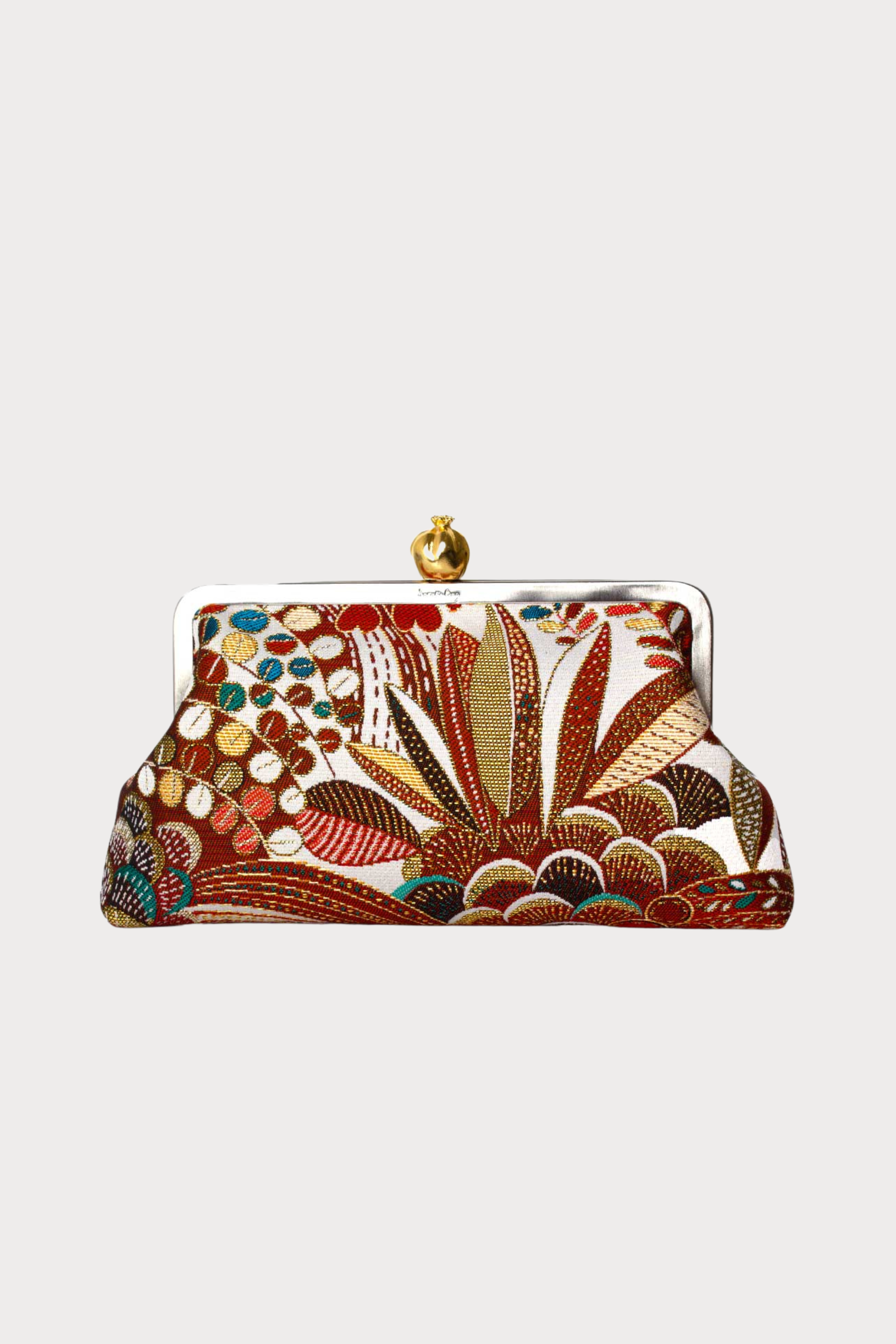 Pomegranate On Brown Jungle Classic Bag