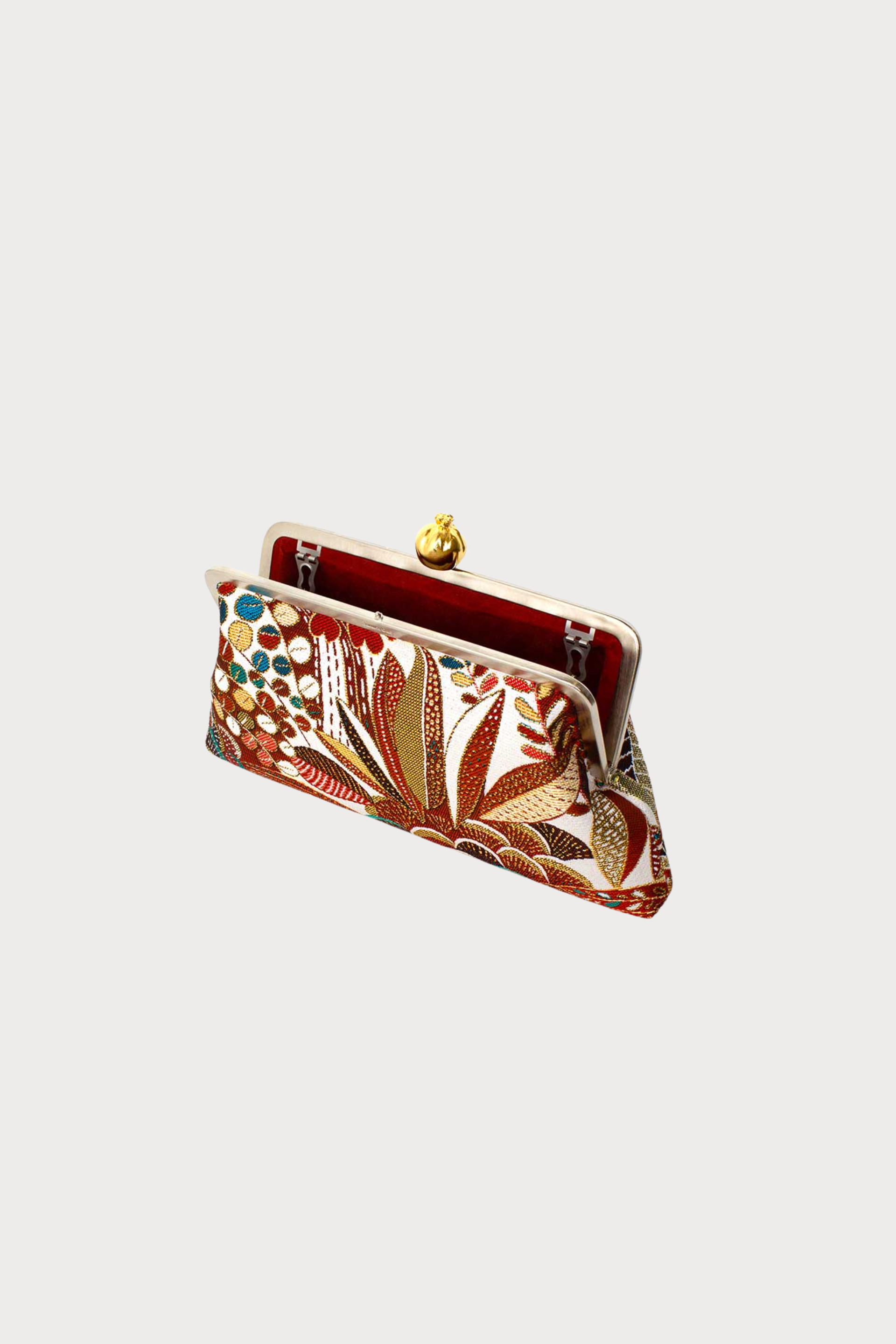 Pomegranate On Brown Jungle Classic Bag