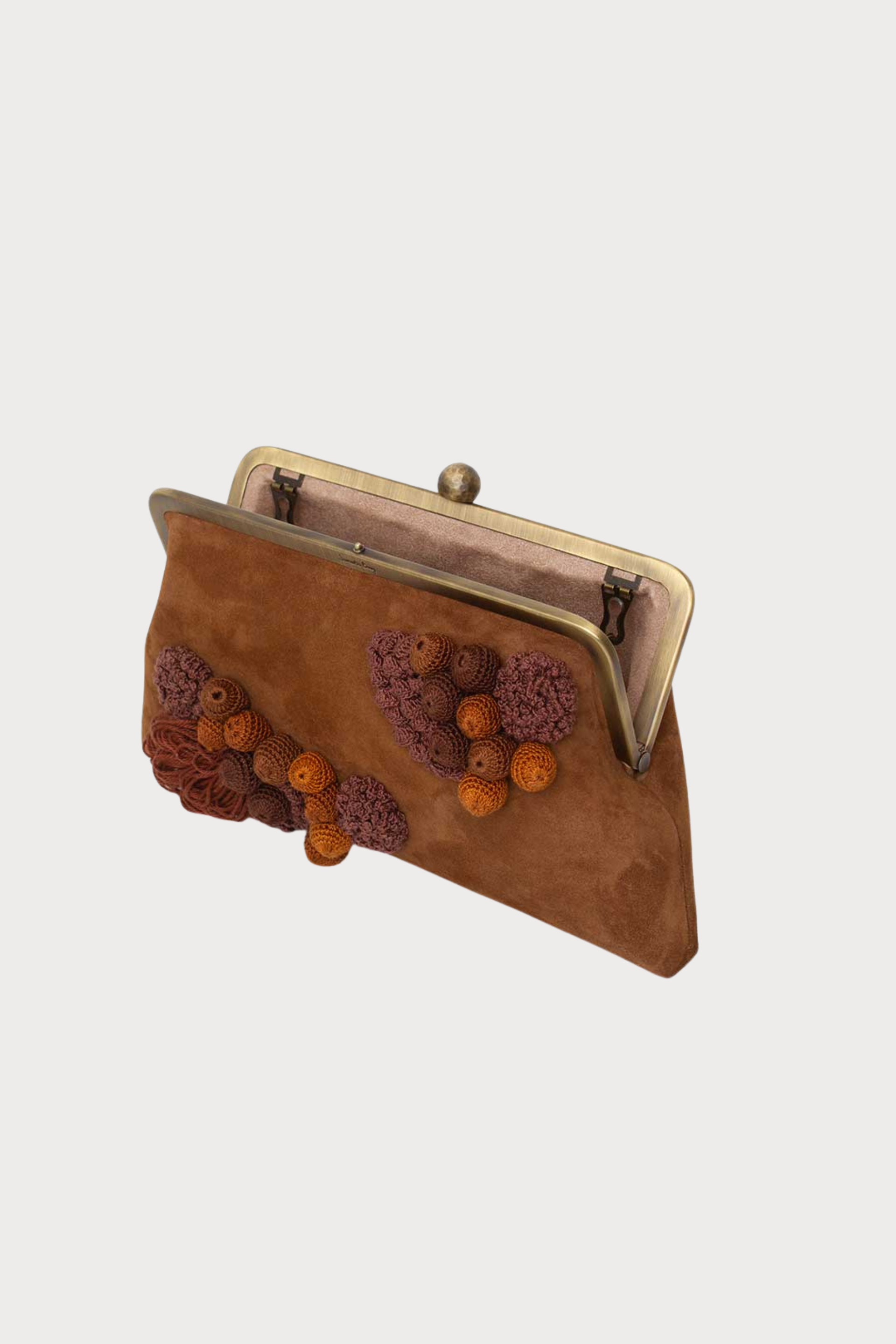 Moss On Brown Leather Classic Bag