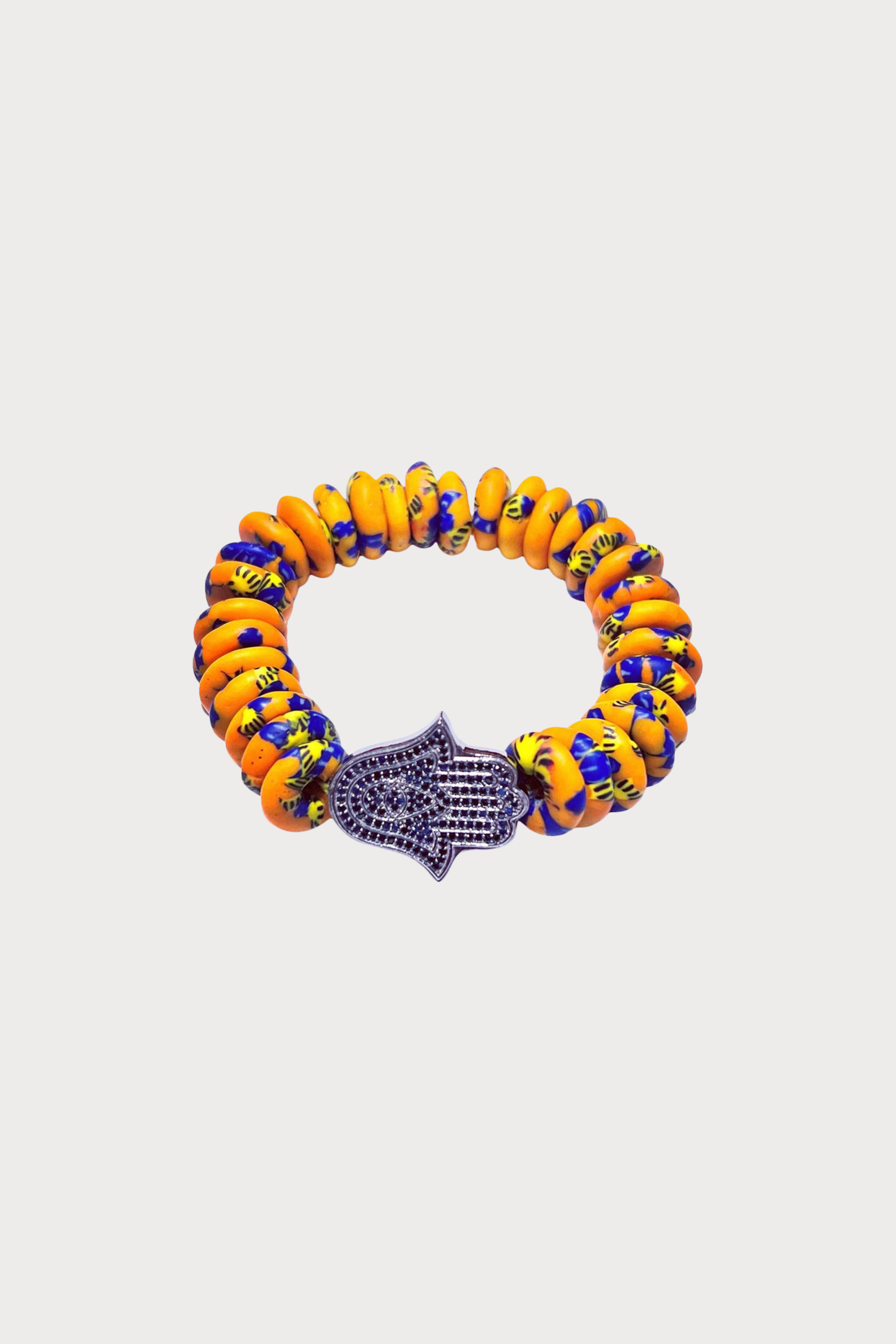 Ghana Double Sided Hamsa Bracelet