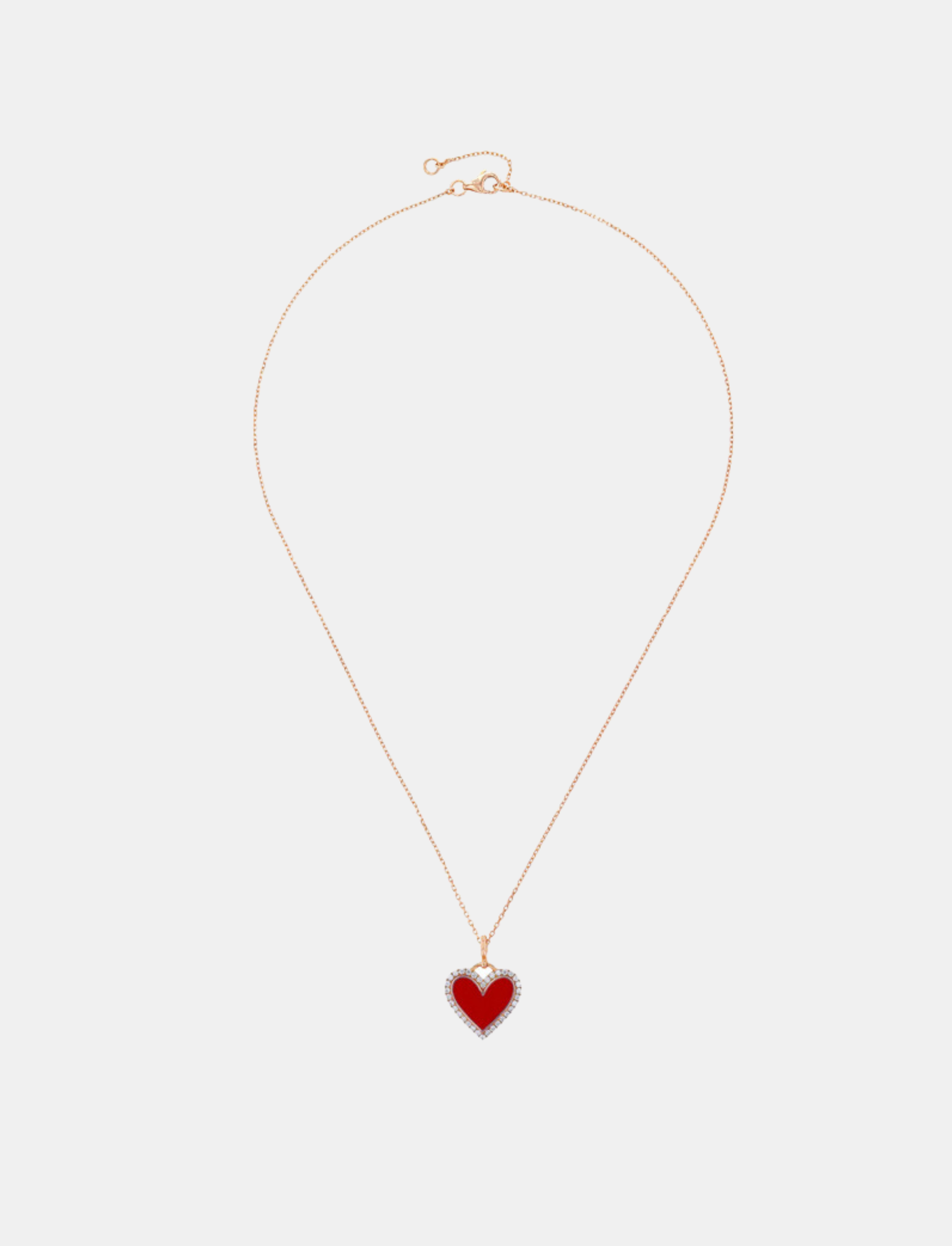 Crazy Hearts Rose Gold Pendant