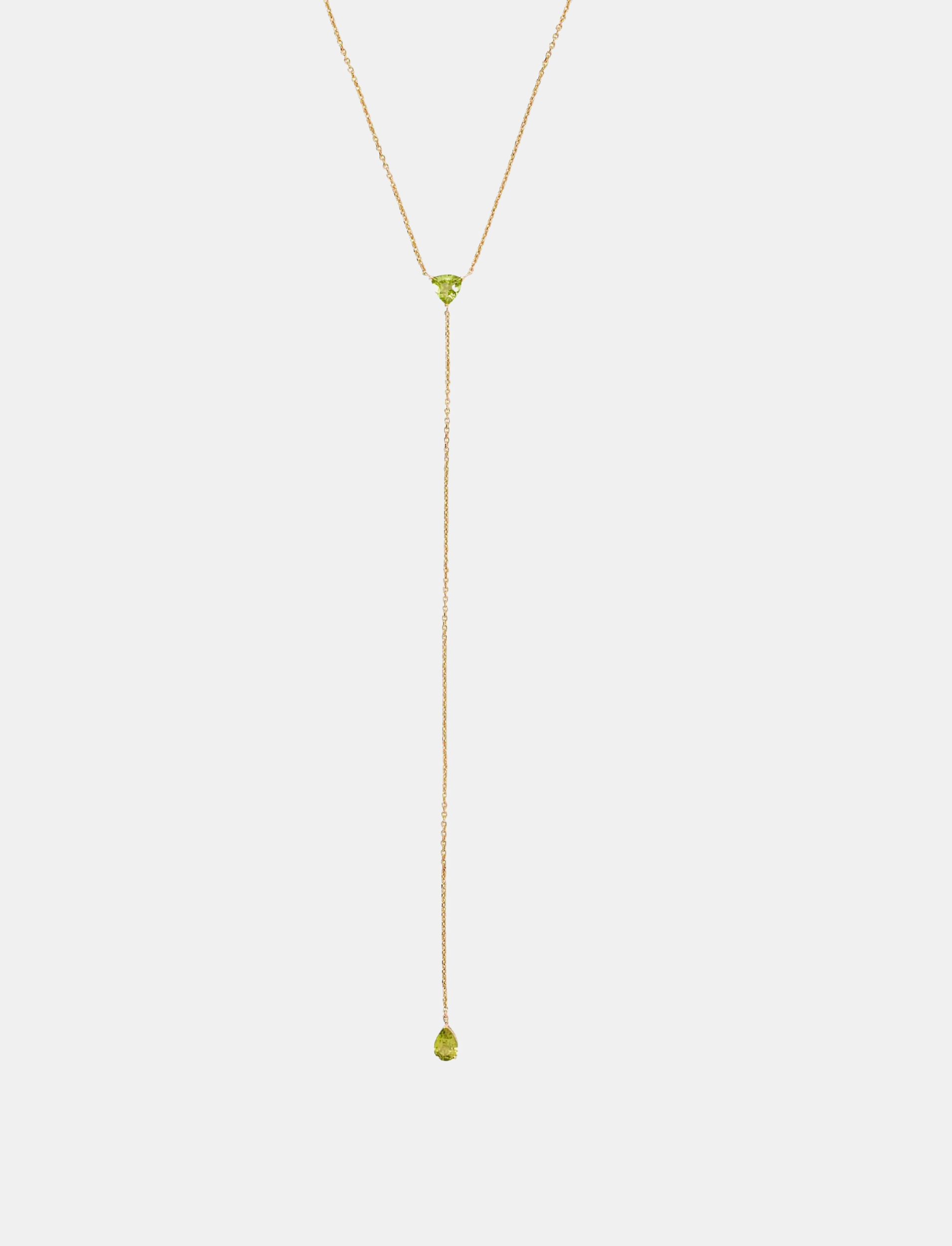 Peridot Lariat