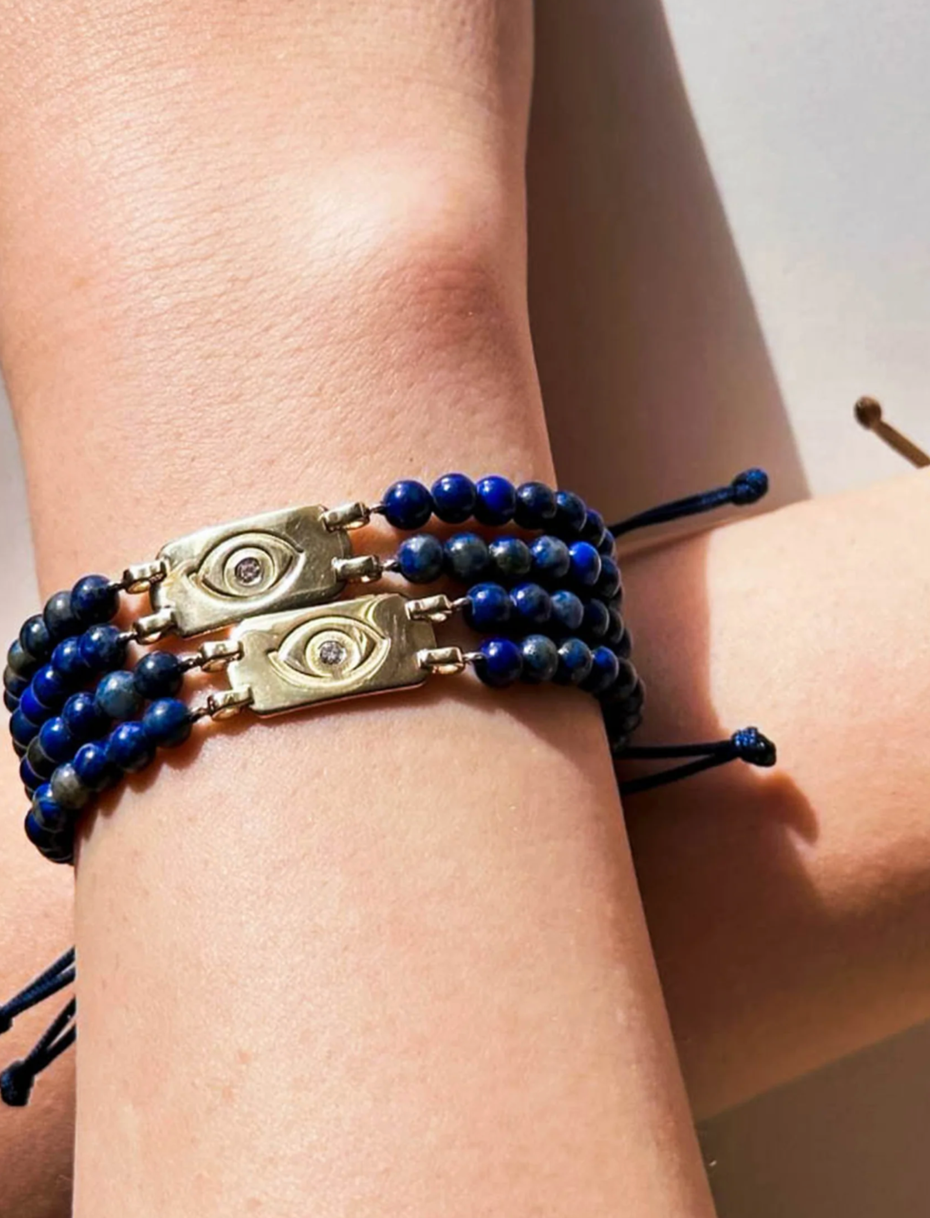 DK x SK Lapis Double Strand Bracelet