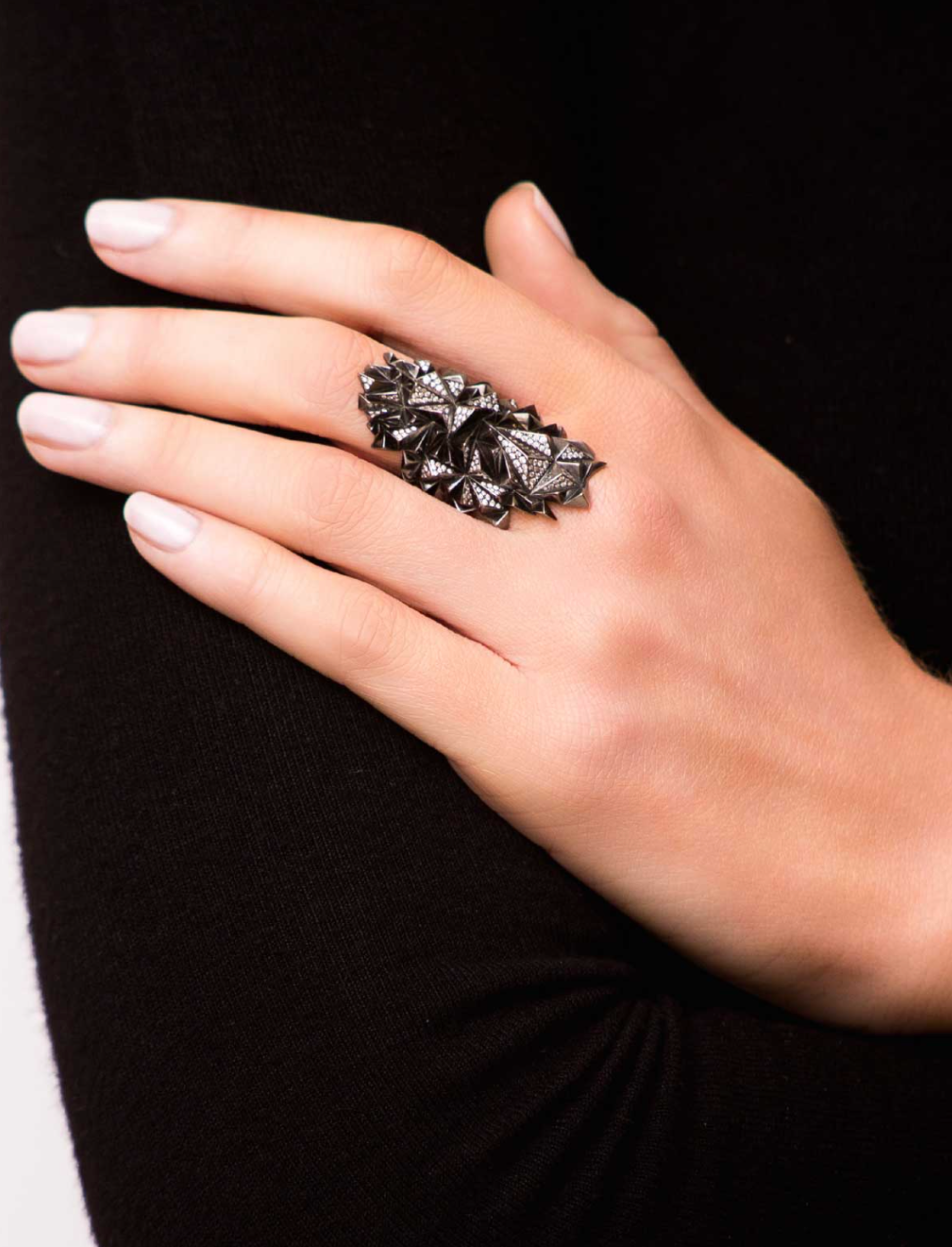 Black Gold Eclipse Ring