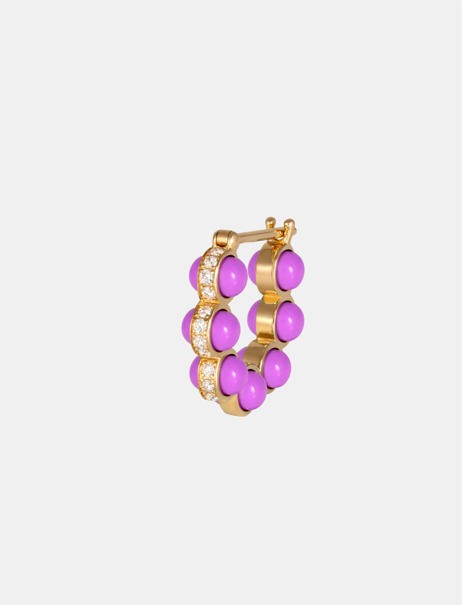 The Purple Earring Singular- Size 1
