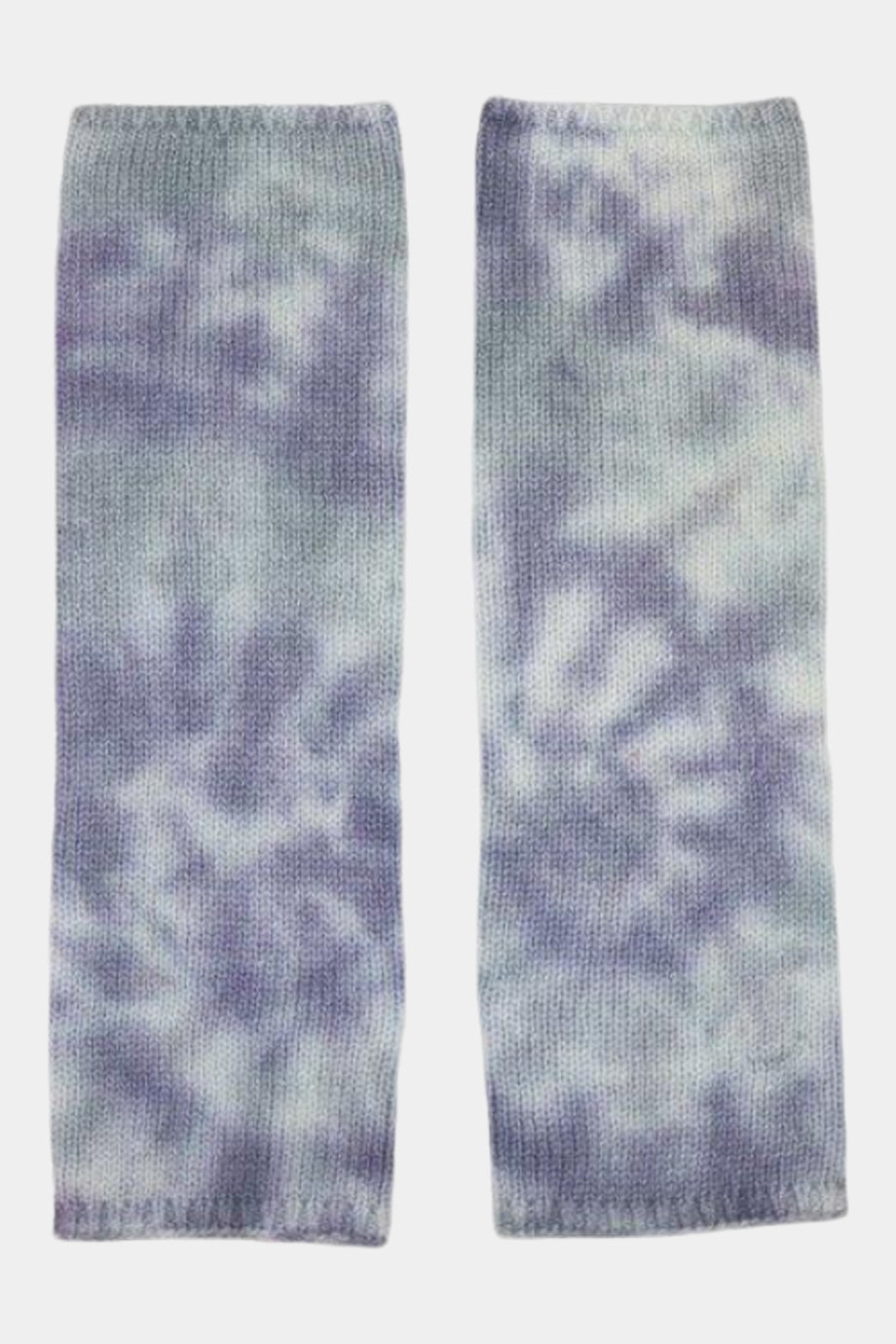 Cashmere Tie Dye Gloves Blue