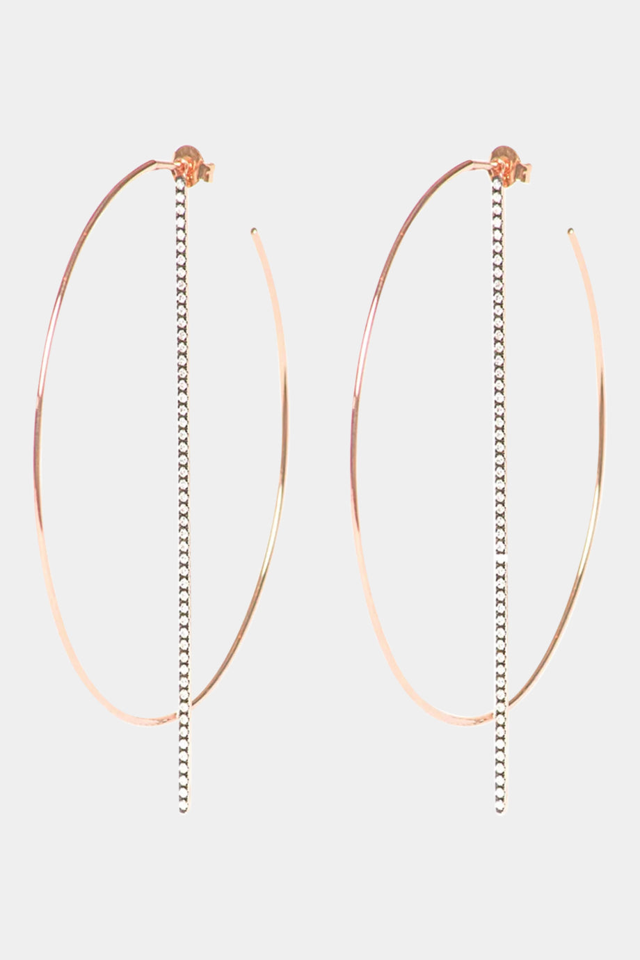 Bar Hoop Earrings
