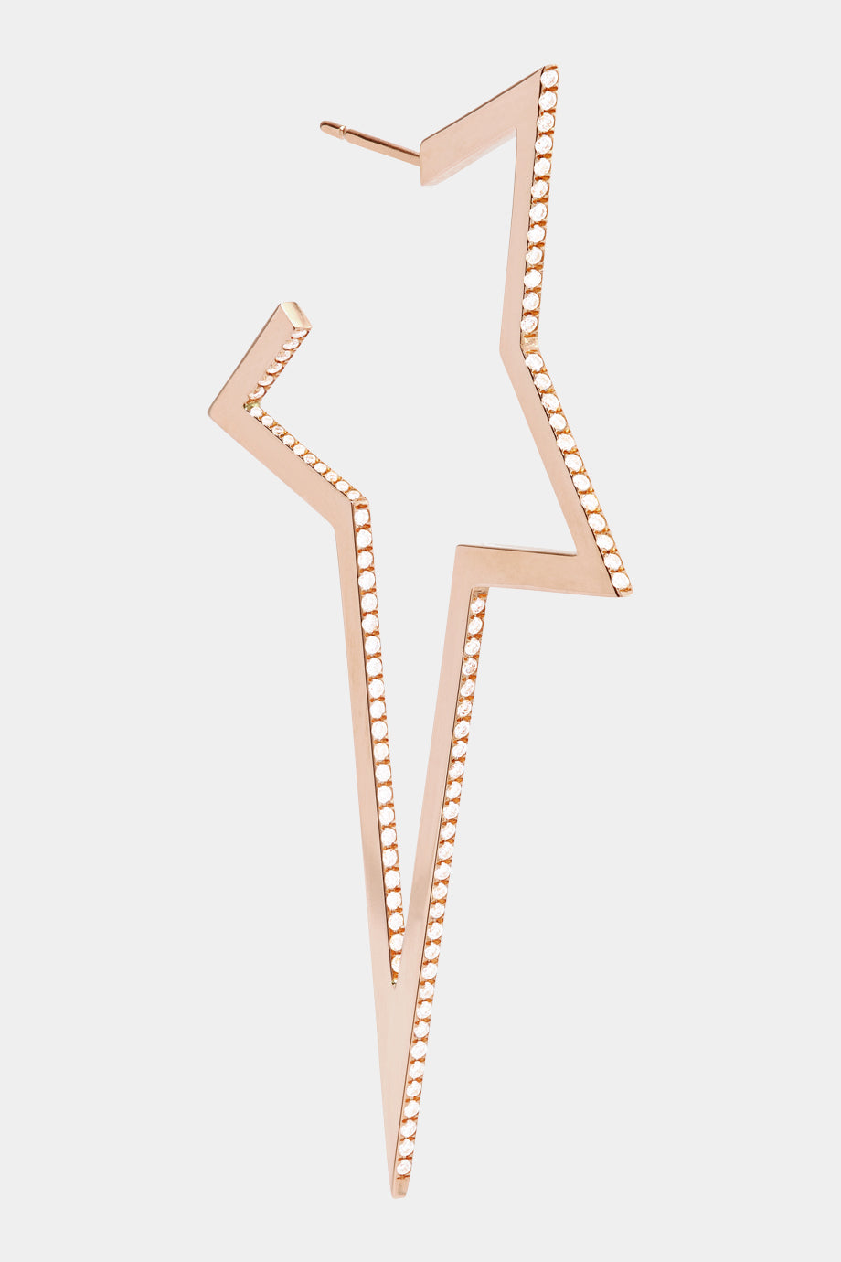 Diamond Large Star Earring