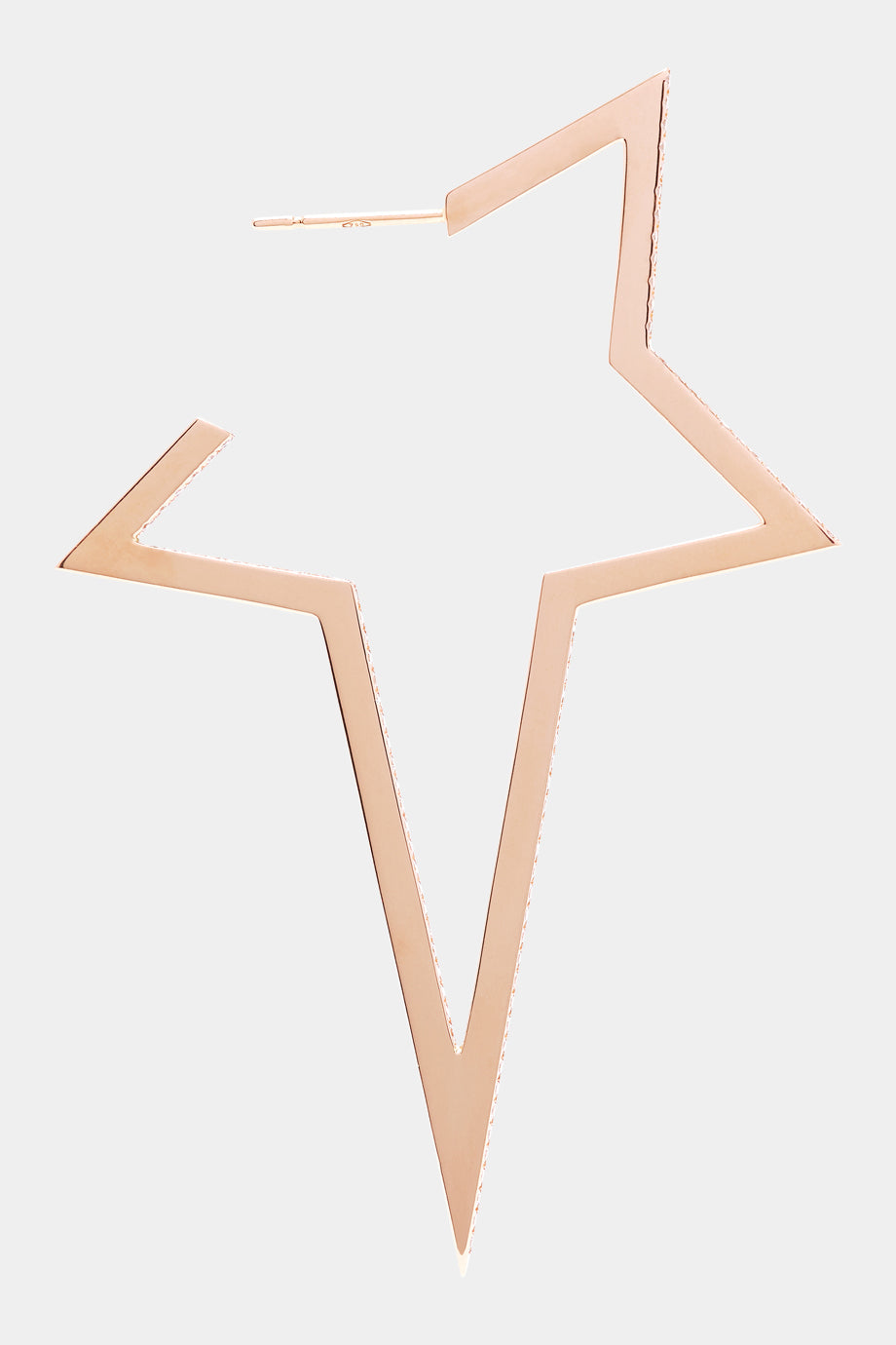 Diamond Large Star Earring