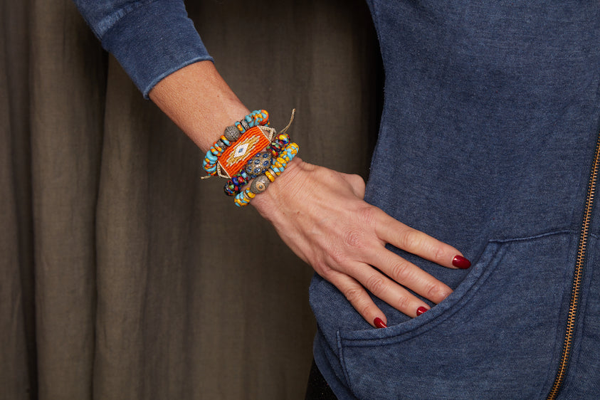 Ghana Bracelet Diamond Evil Eye