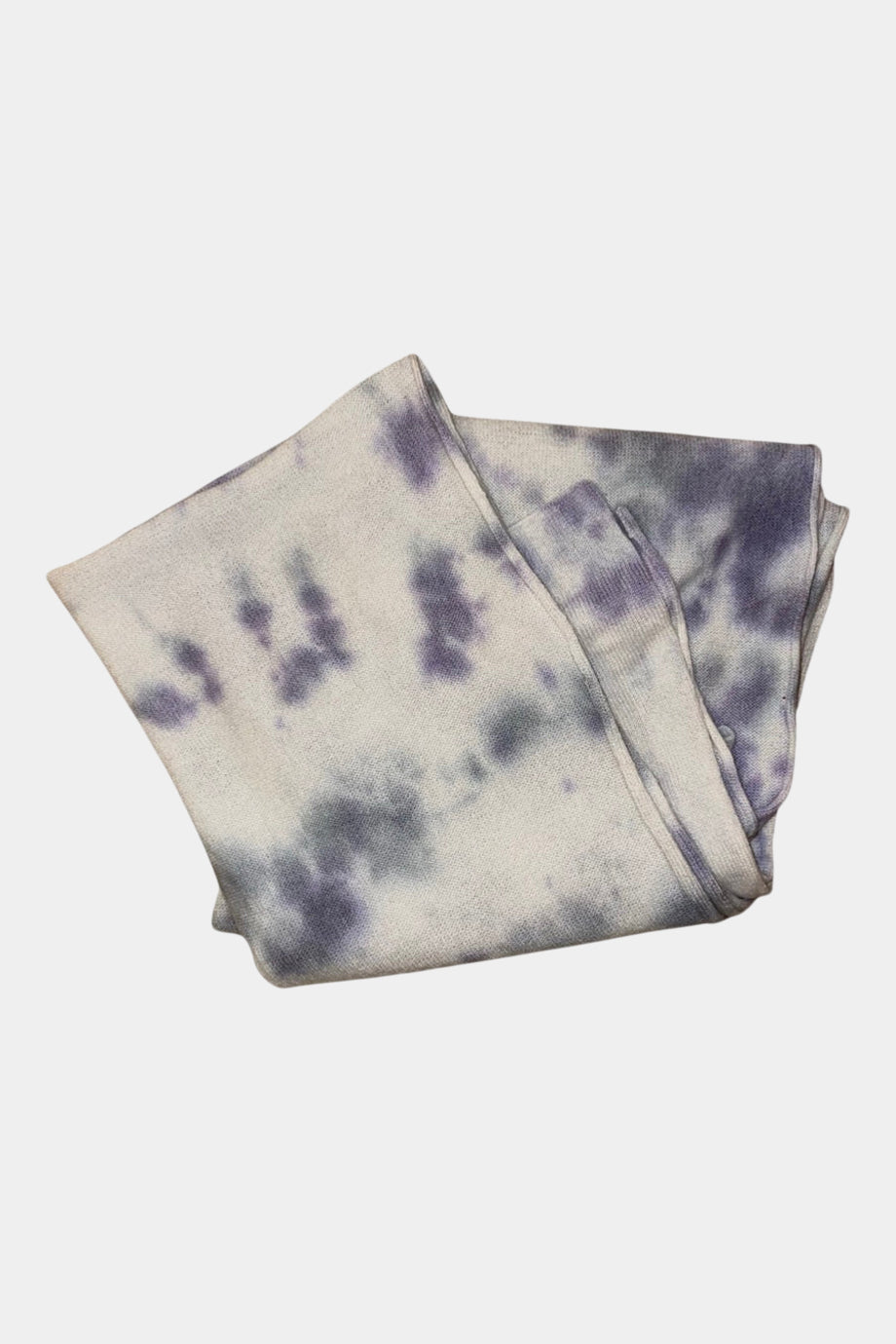 Cashmere Tie Dye Shawl Blue