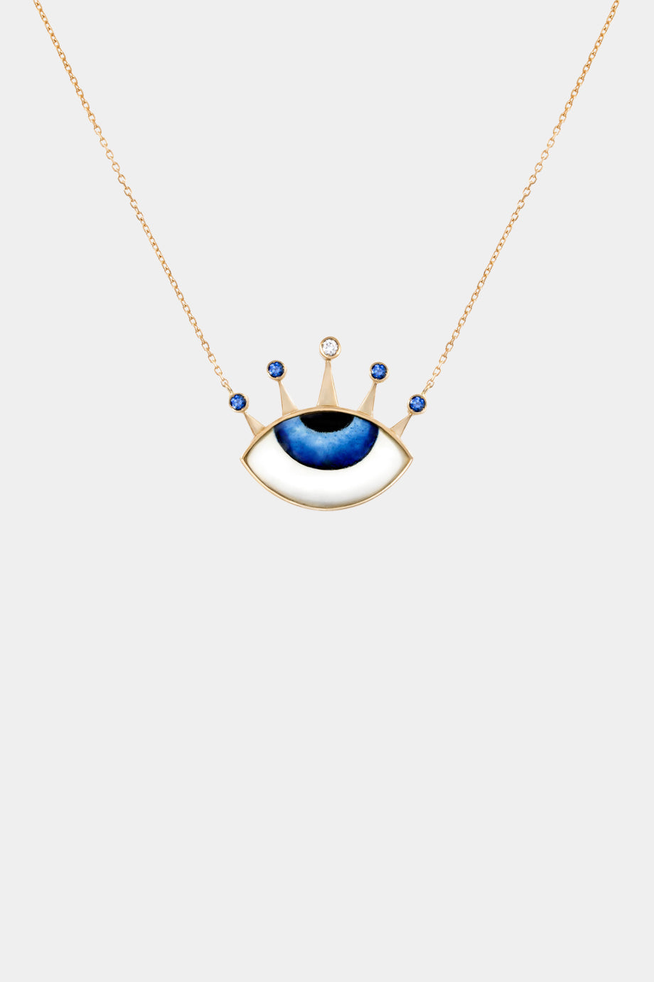 The Crown Of Aqua Eyes Necklace
