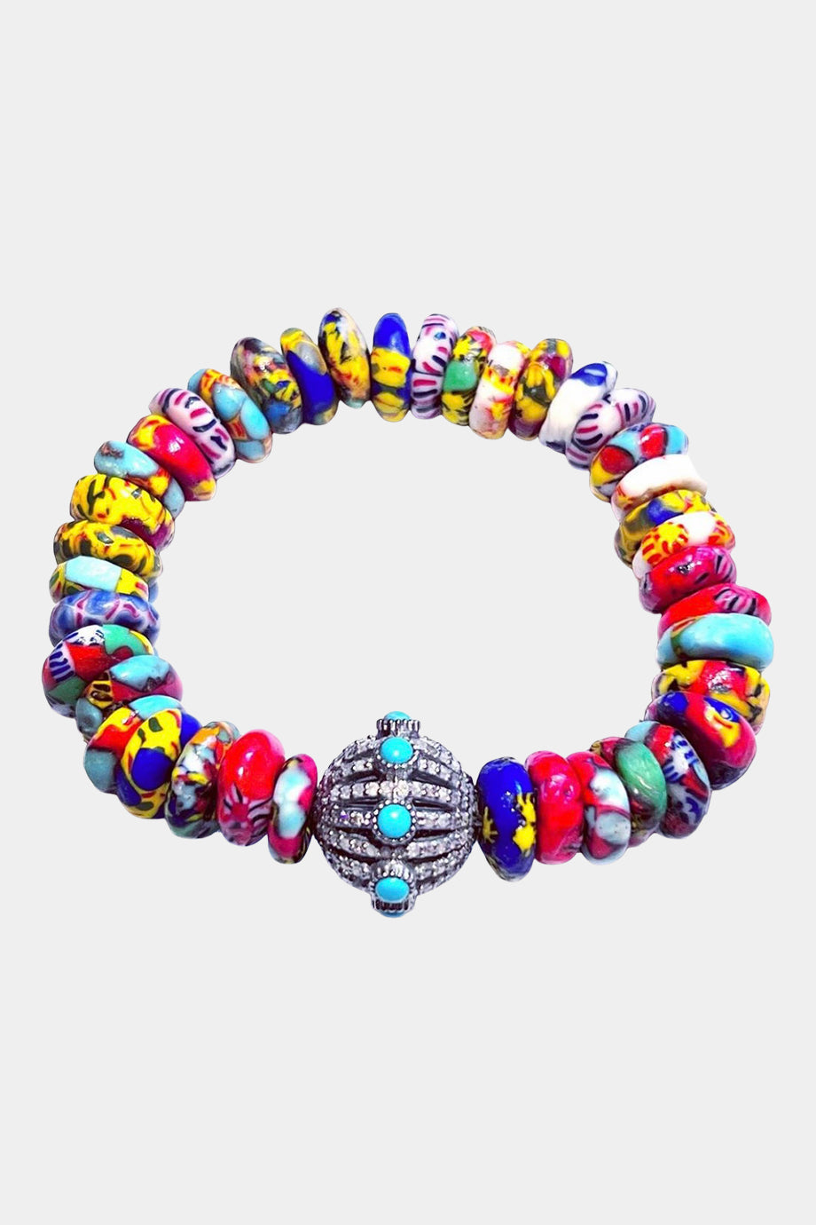 Ghana Bracelet with Double Dome Ball