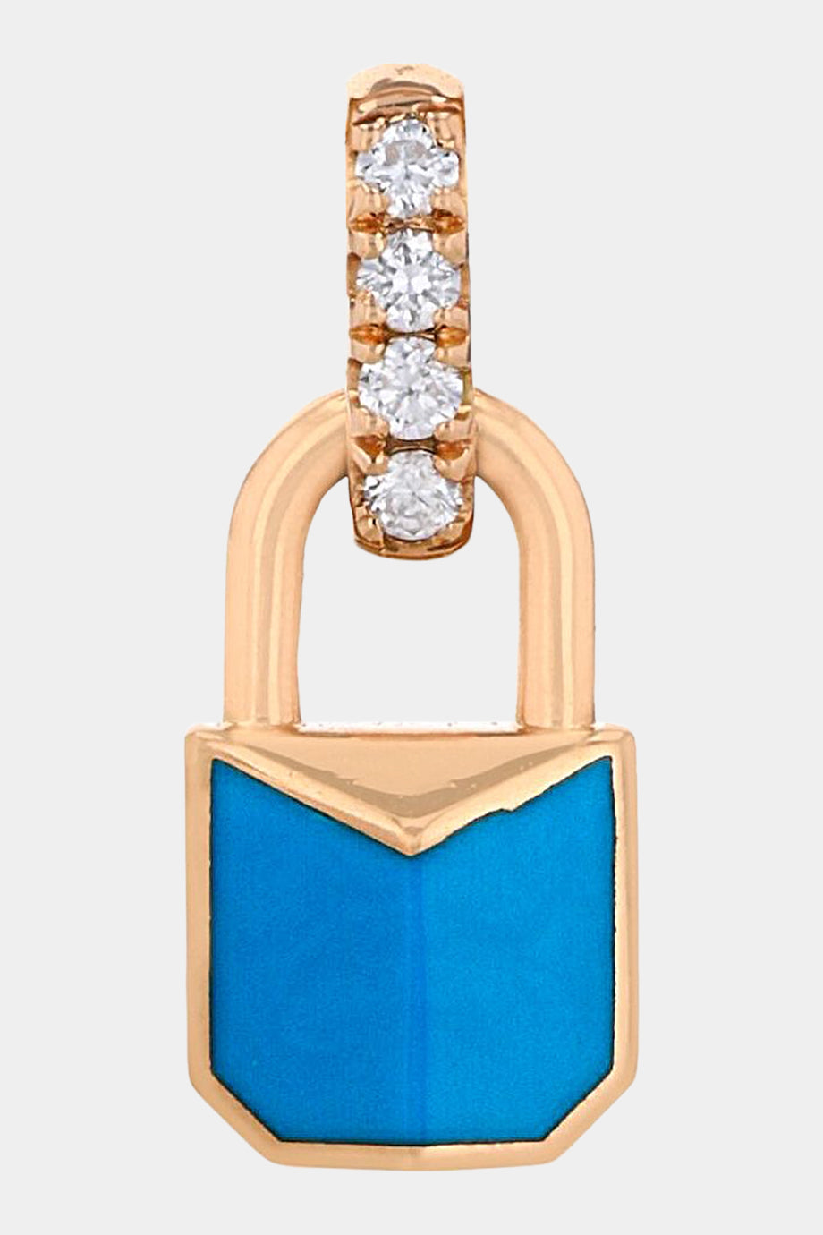 Padlock Clip on Pendant