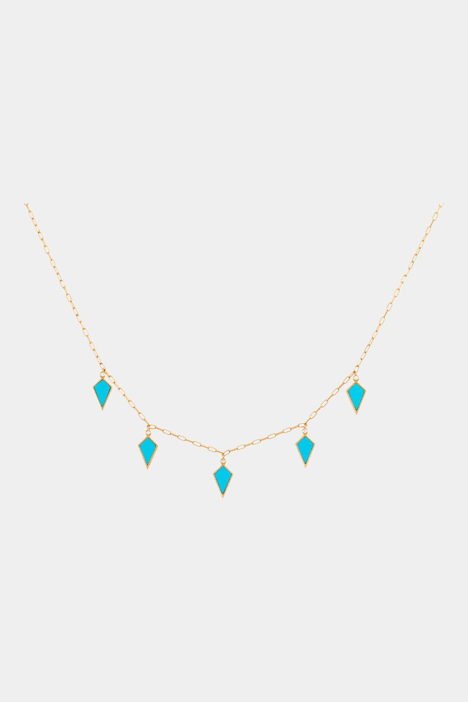 Soho Turquoise And Gold Choker