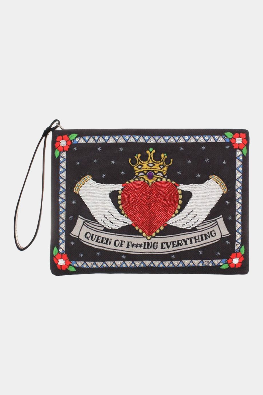Queen Black Pouch