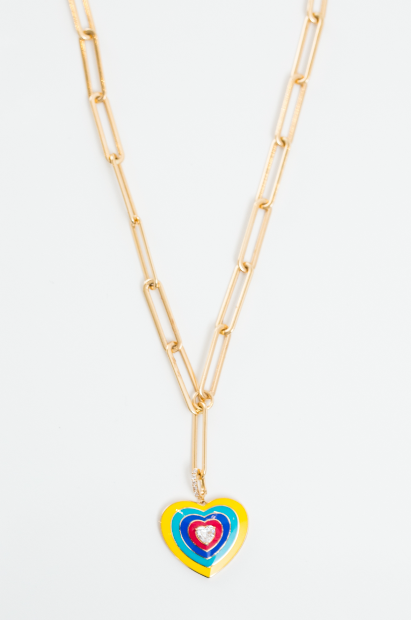 Wonder Heart Necklace Yellow