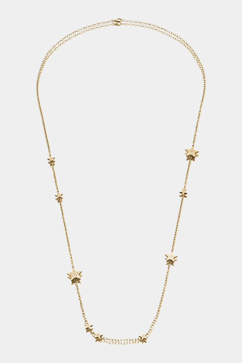 Extra Long Chain Star Necklace