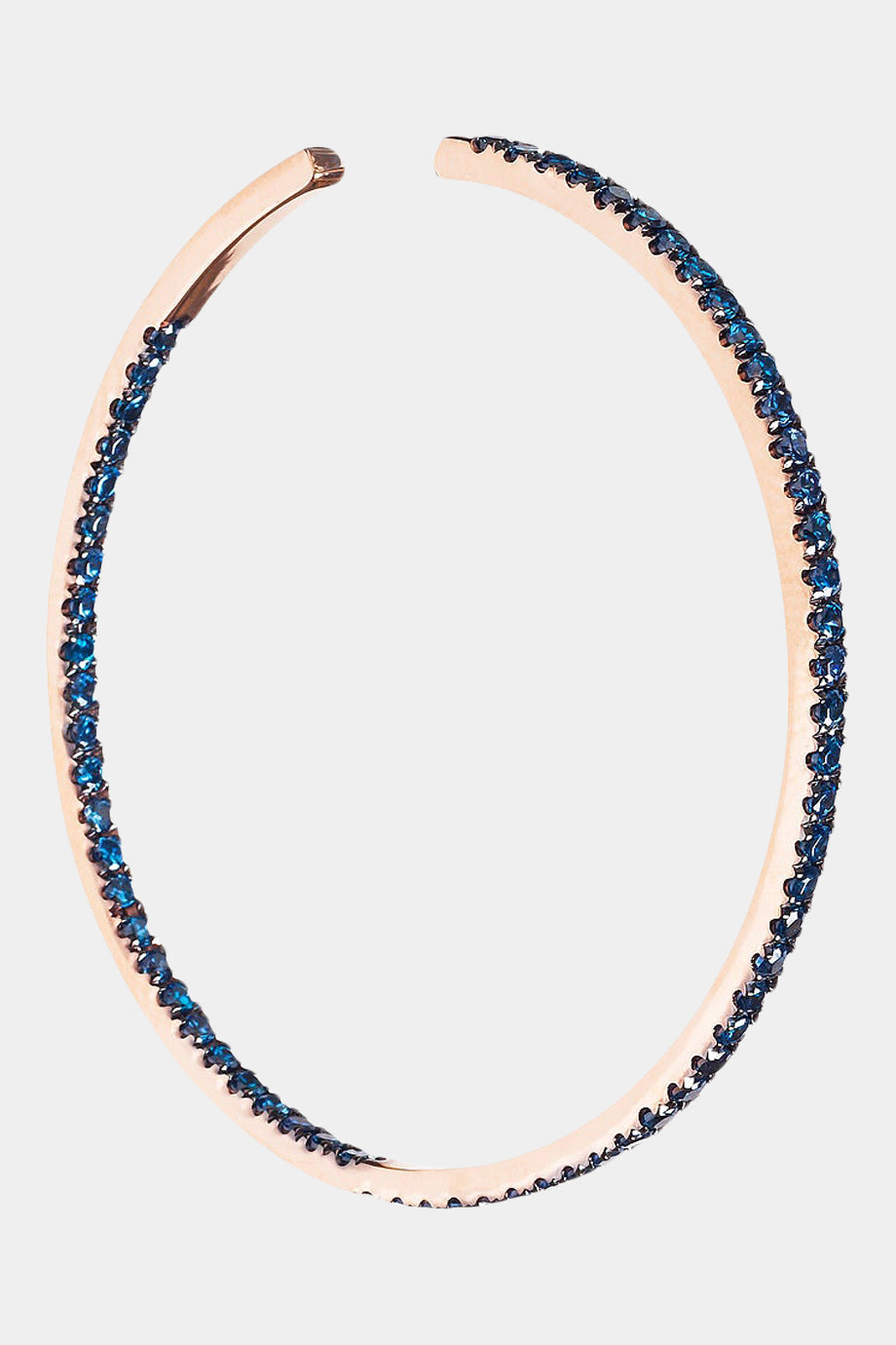 Sapphire Hoop Earrings