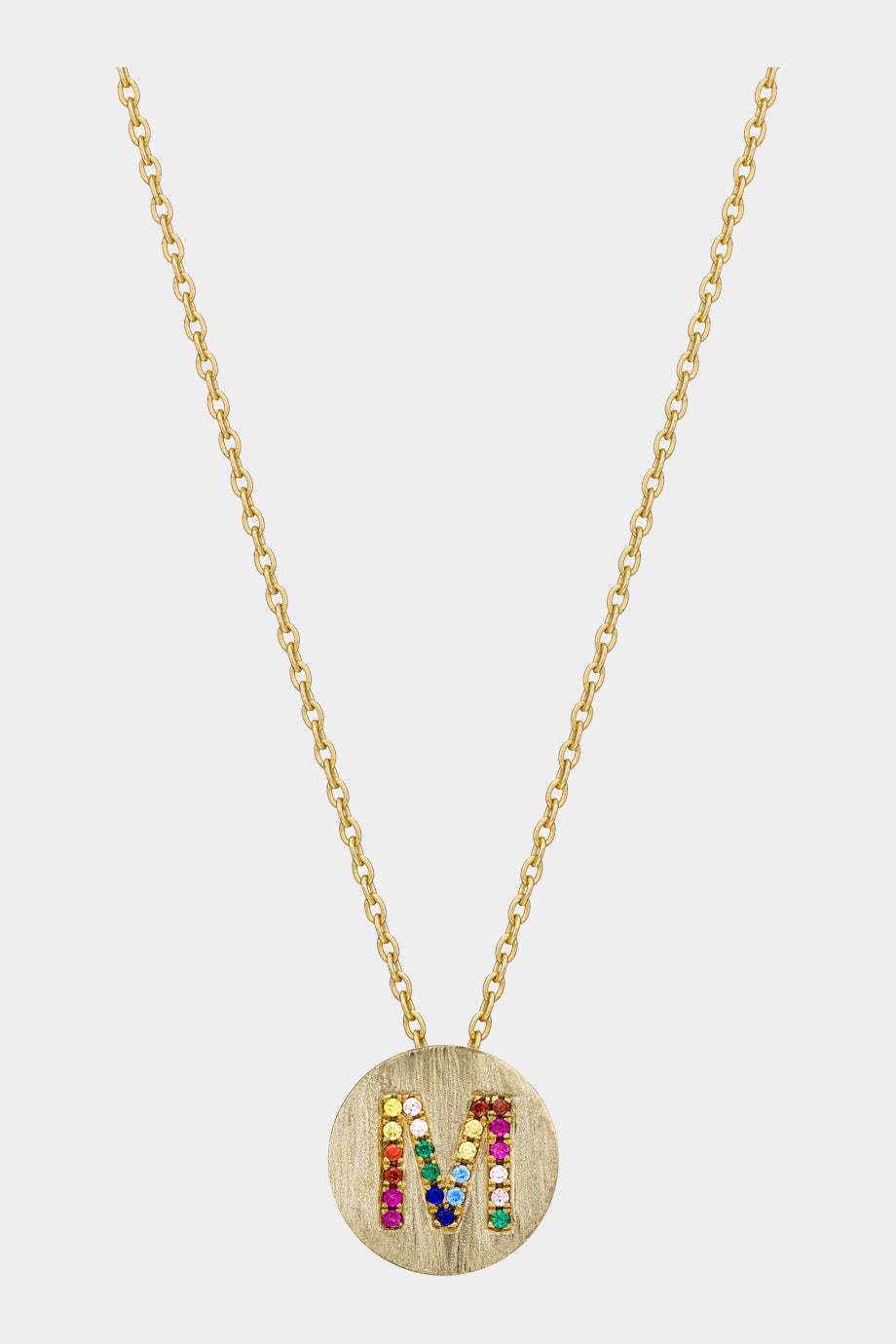 Multicolour Personalised Medallion Necklace
