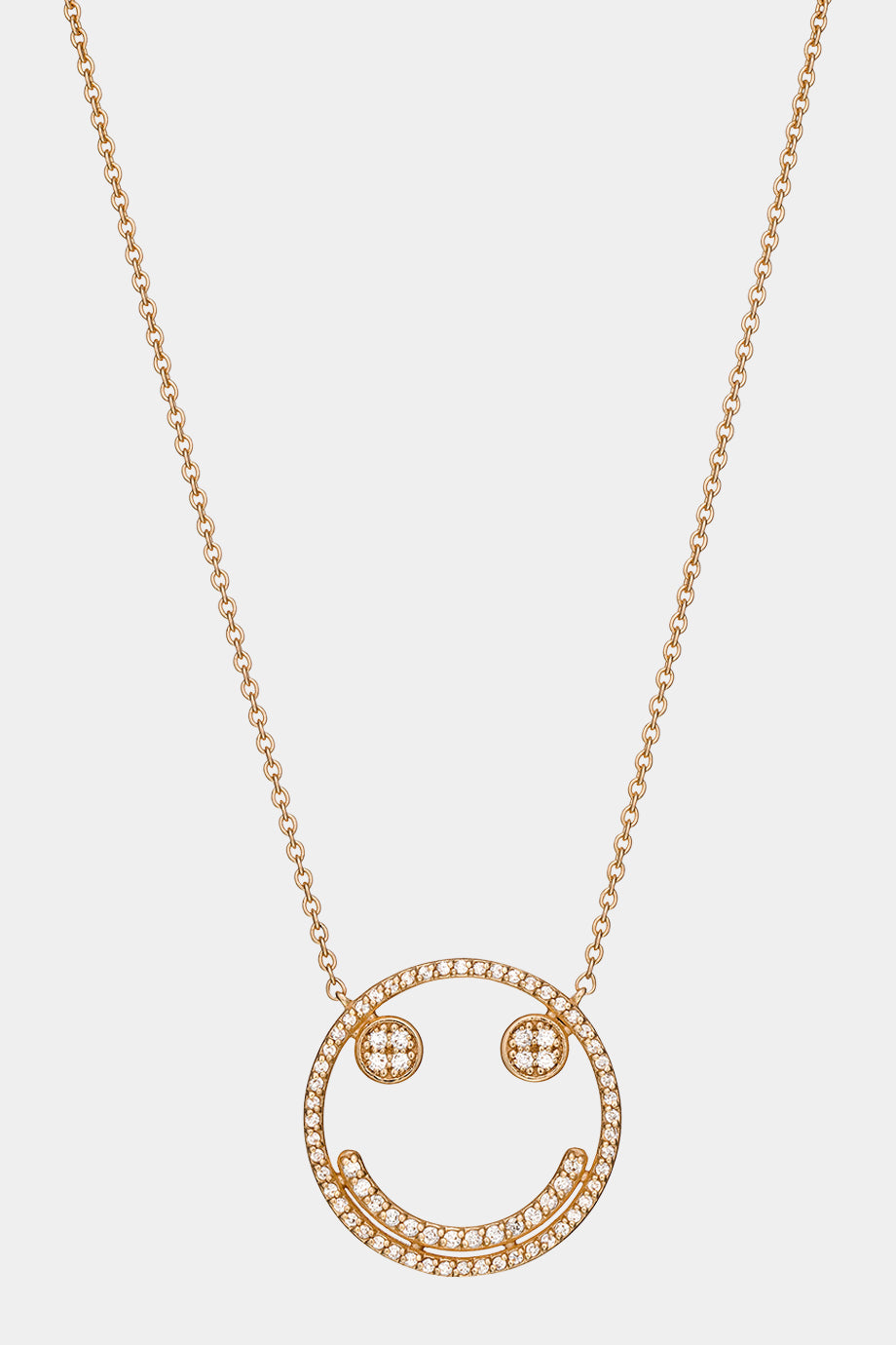 Open-Smiley Face Necklace
