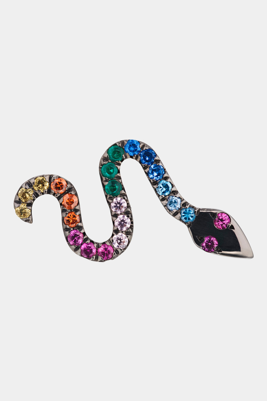 Rainbow Snake Earring