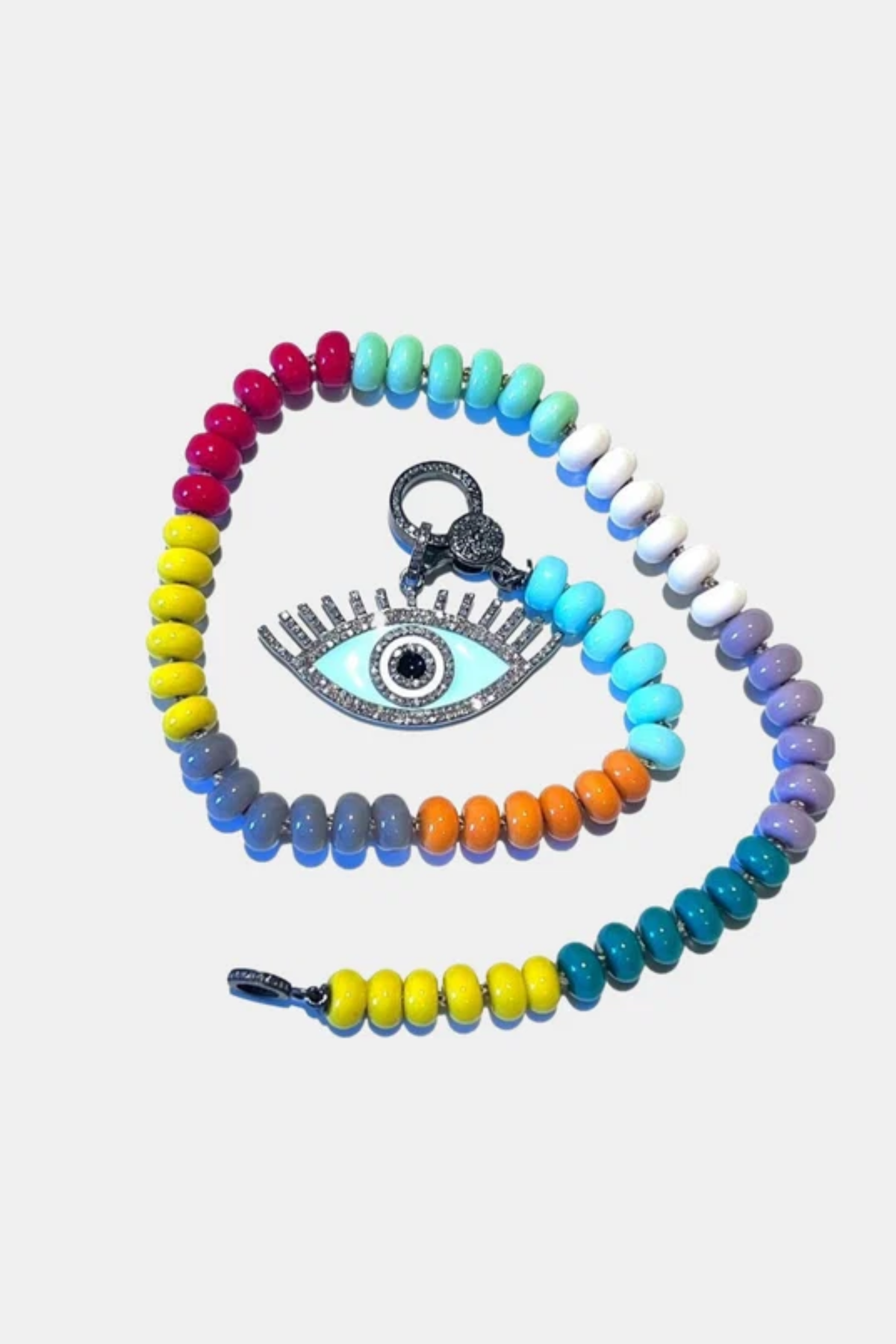 Multi Color Knotted Necklace