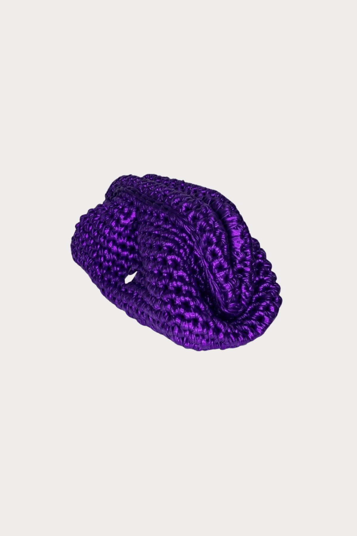 Metallic Clutch Purple